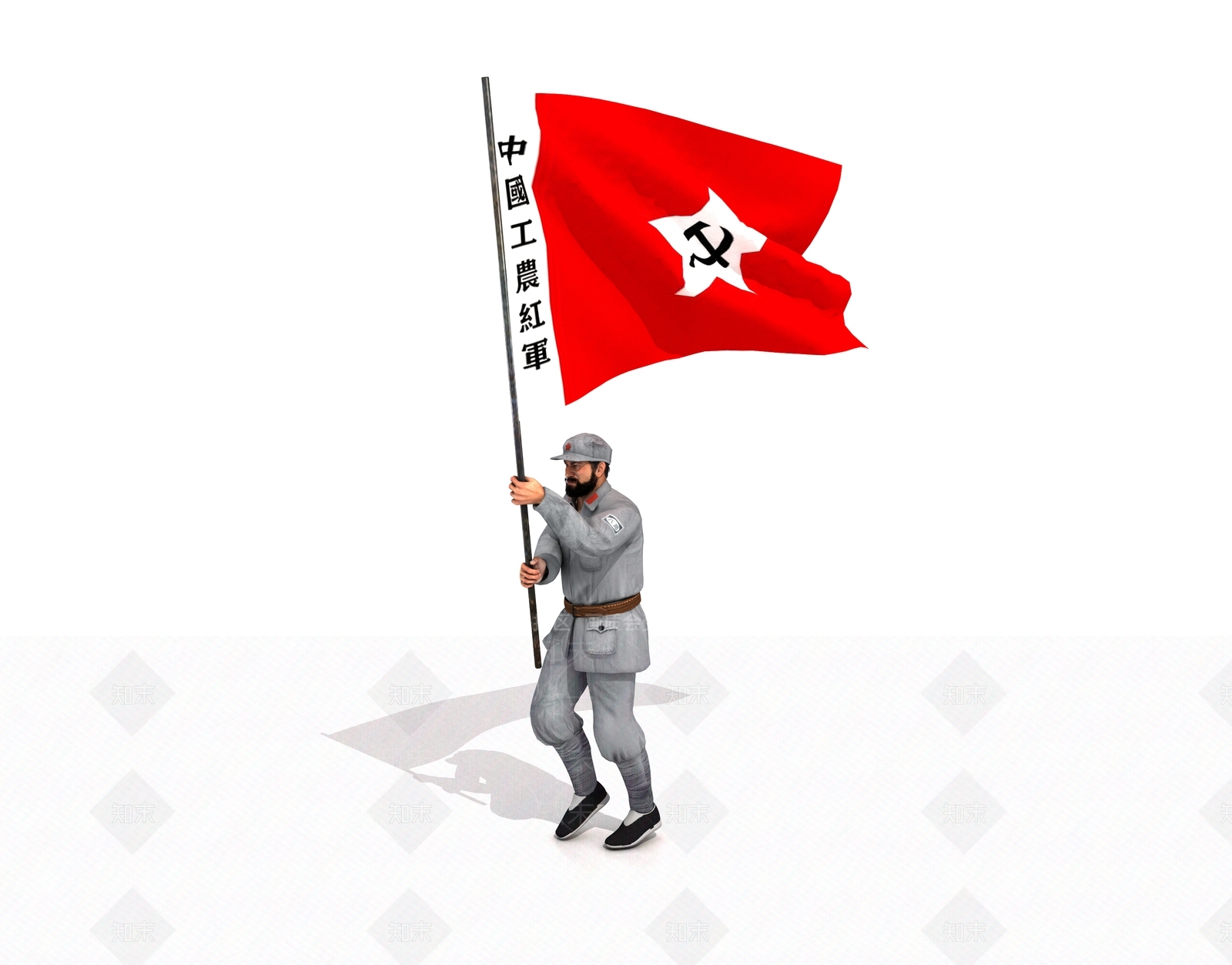士兵3D模型下载【ID:1148657328】