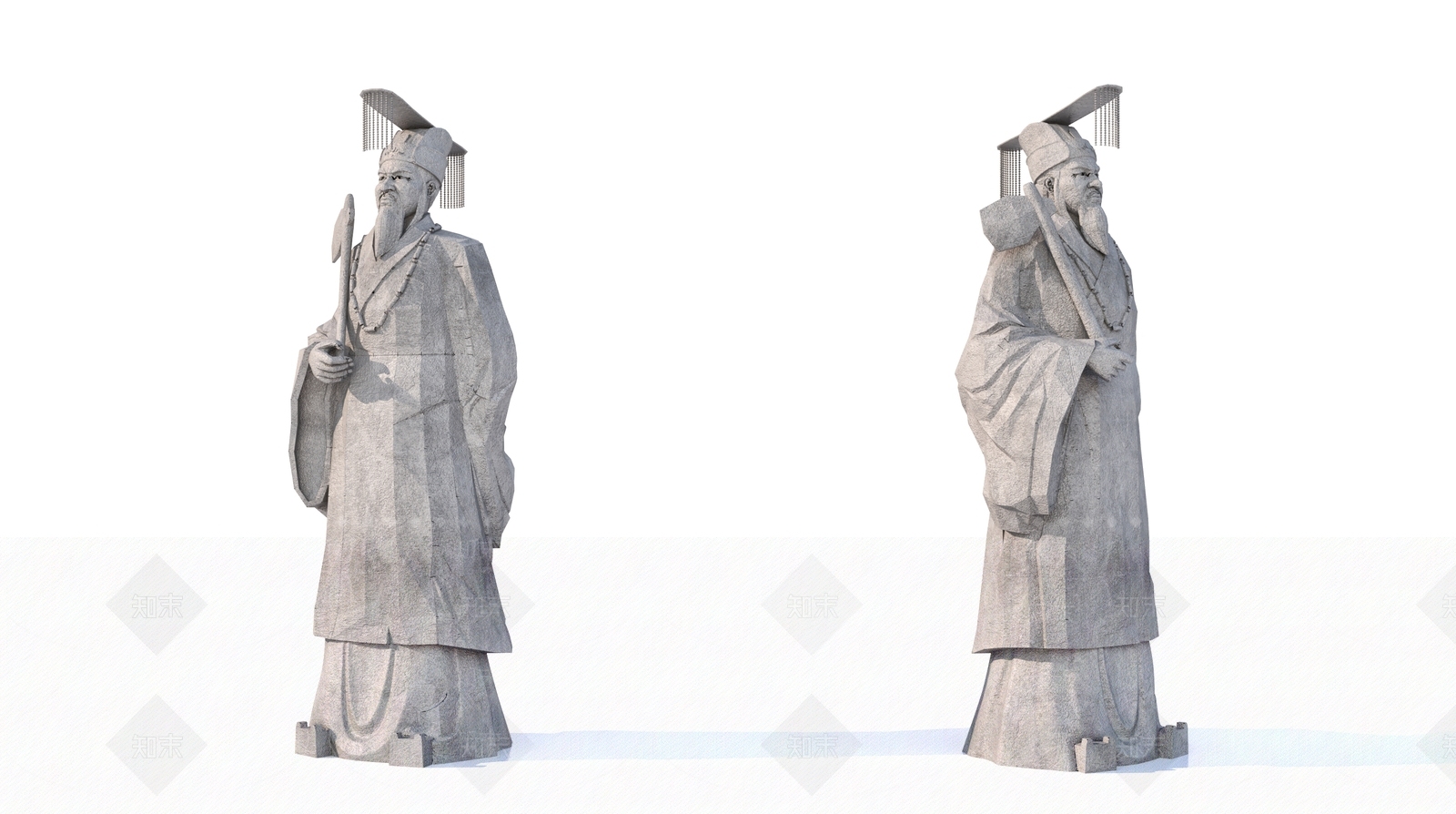 中式中国古代人物3D模型下载【ID:1148683400】