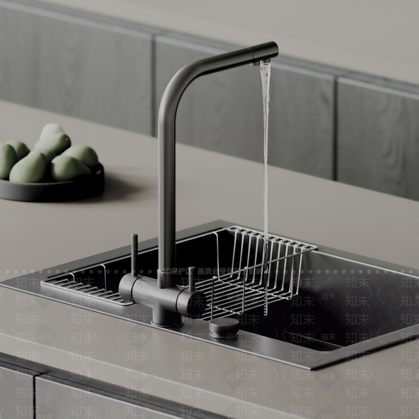 水槽3D模型下载【ID:1148684657】