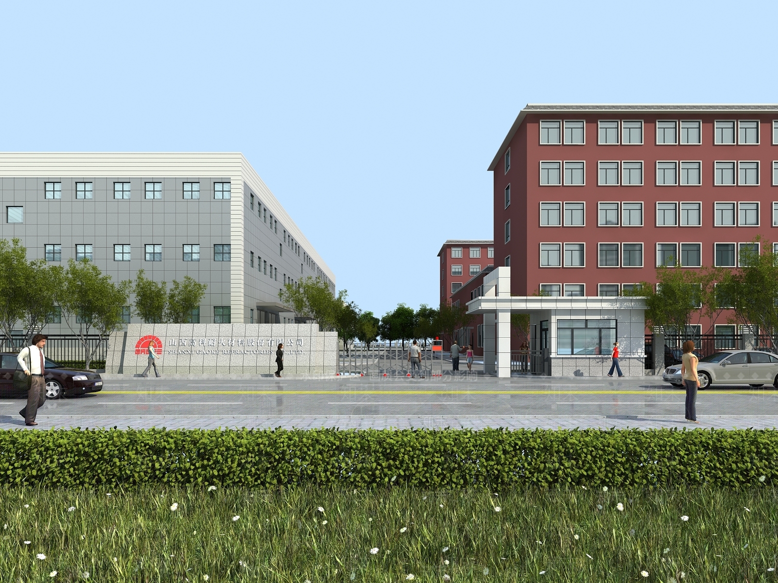 现代入口大门3D模型下载【ID:1148684570】