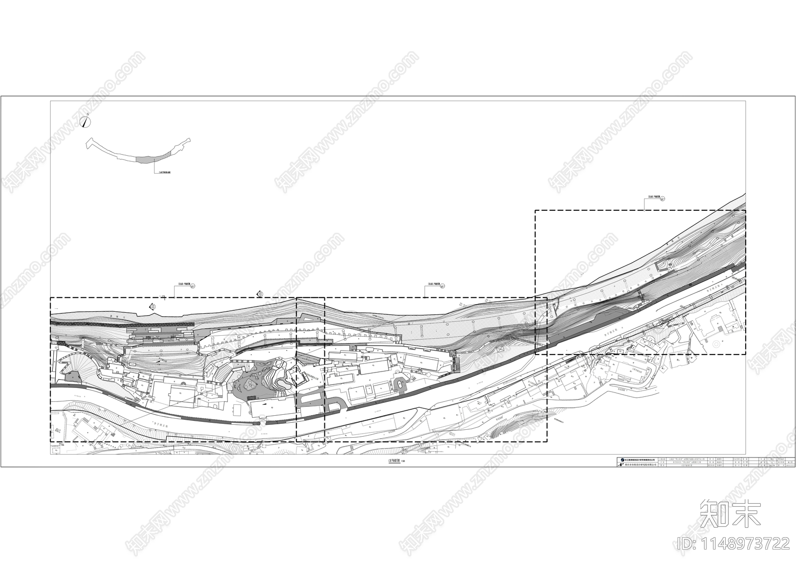 滨水公园景观方案cad施工图下载【ID:1148973722】