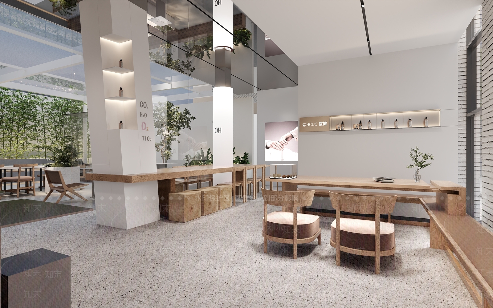 现代美容spa店3D模型下载【ID:1148692270】