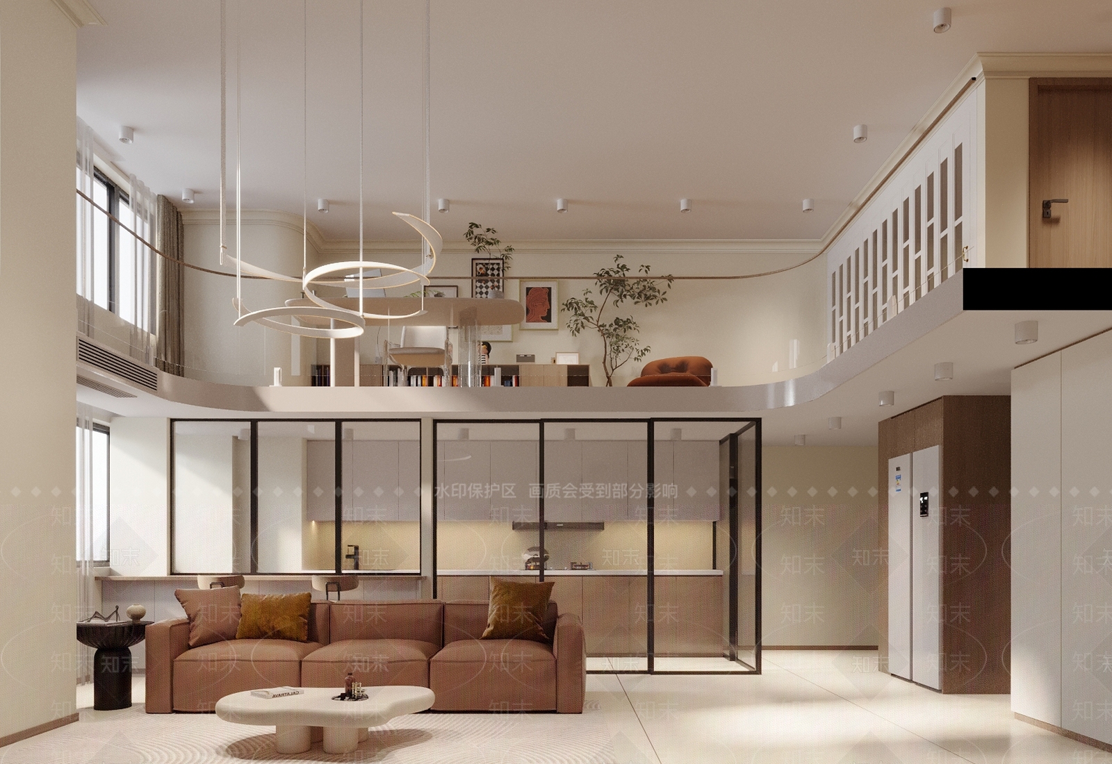 侘寂loft单身公寓3D模型下载【ID:1148694185】