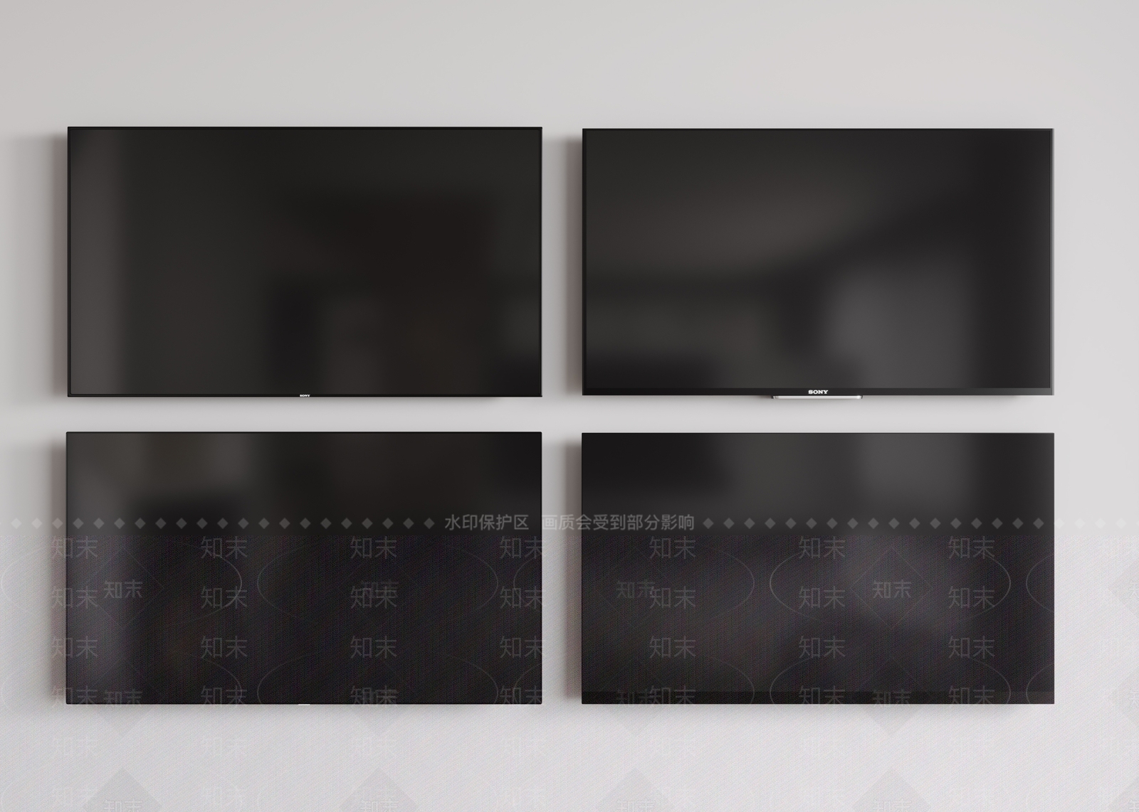 电视机3D模型下载【ID:1148704518】