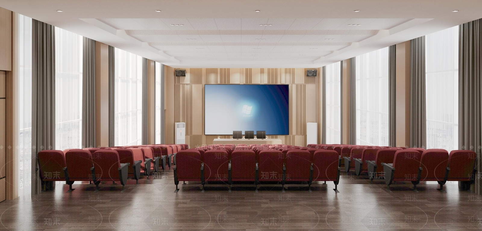 现代教室3D模型下载【ID:1148711754】