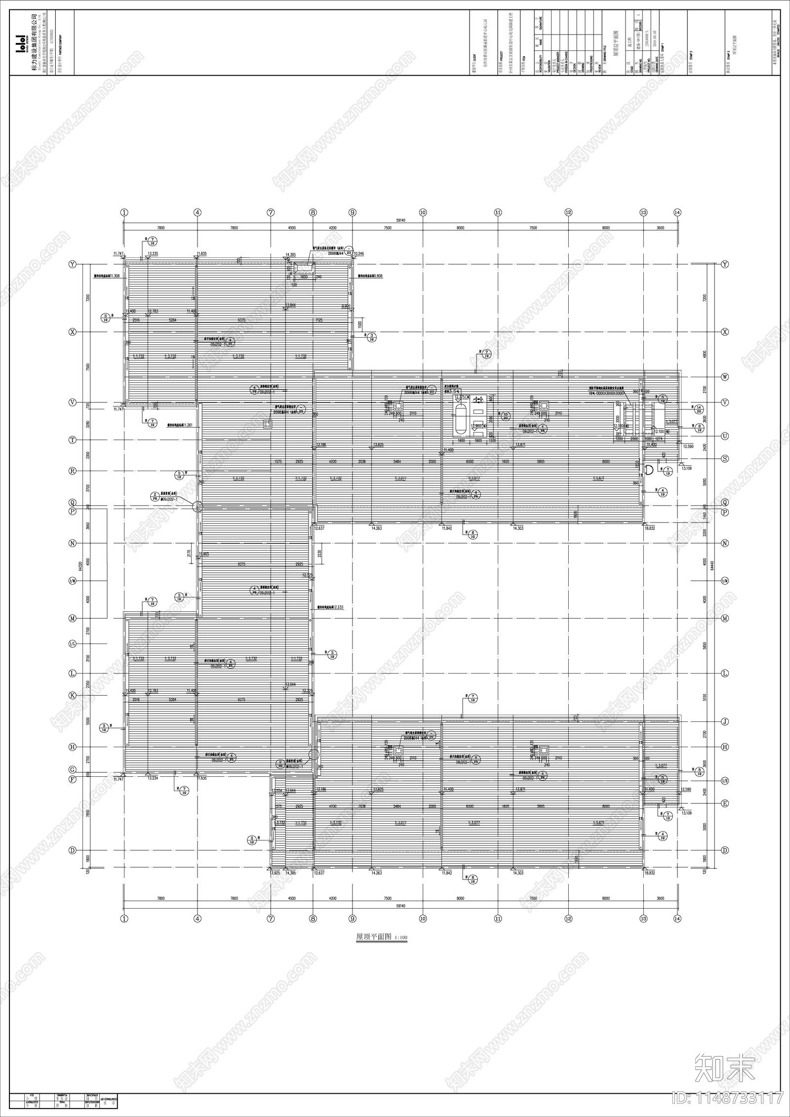 现代幼儿园建筑cad施工图下载【ID:1148733117】