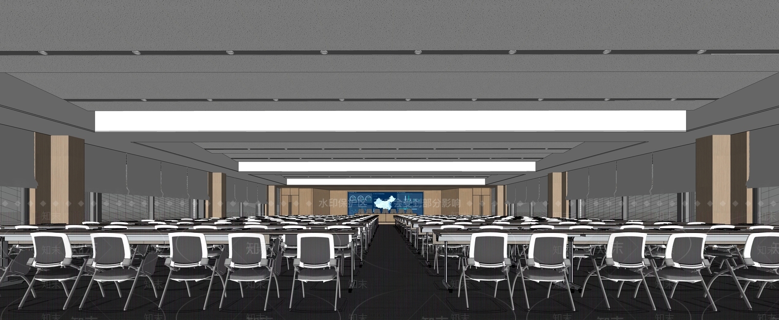 现代报告厅SU模型下载【ID:1148735458】