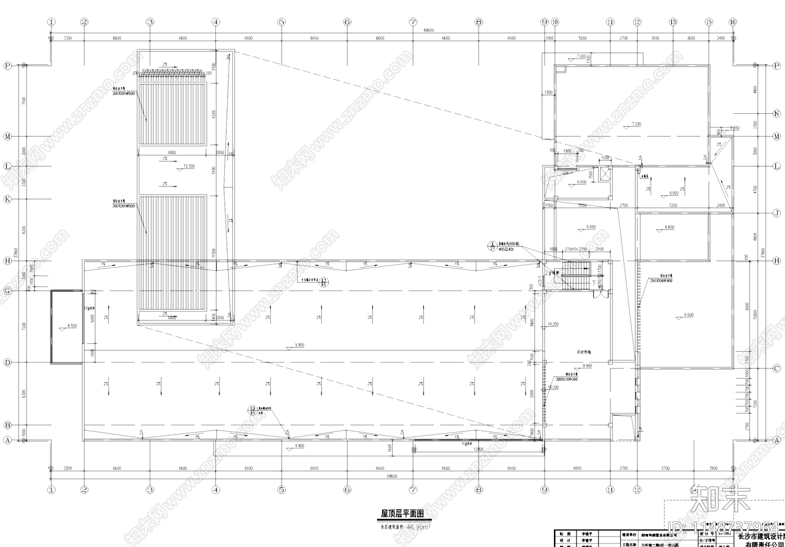 现代长沙万科城二期幼儿园建筑cad施工图下载【ID:1148737964】