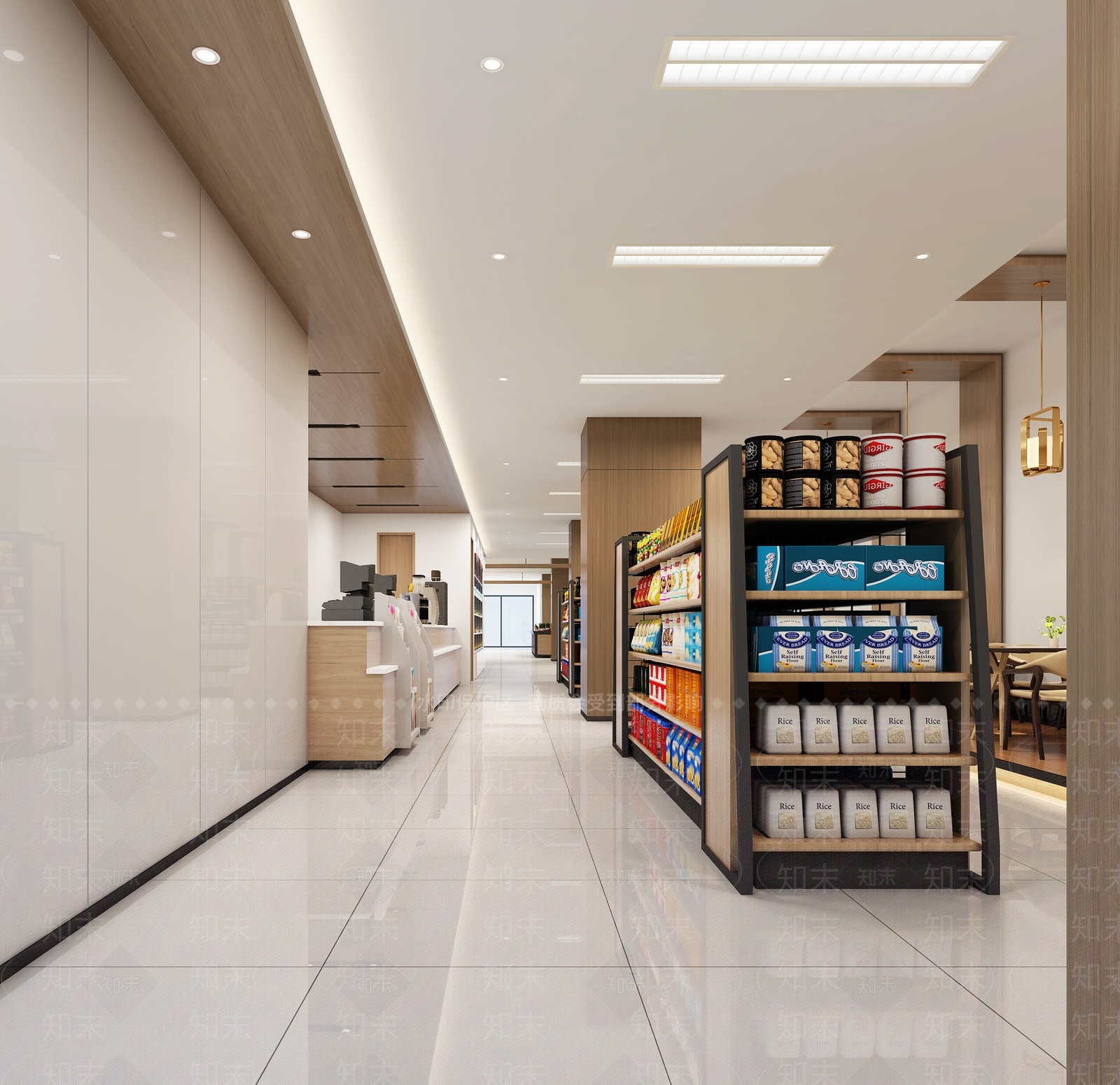现代超市3D模型下载【ID:1148744350】