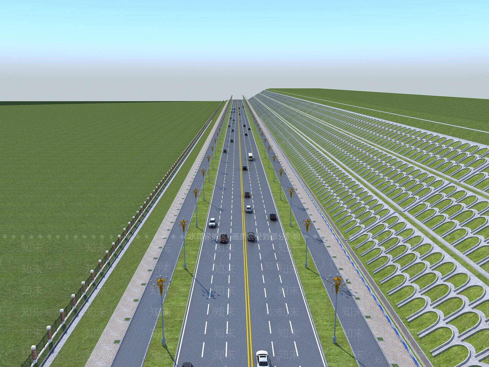 现代路面3D模型下载【ID:1148745412】