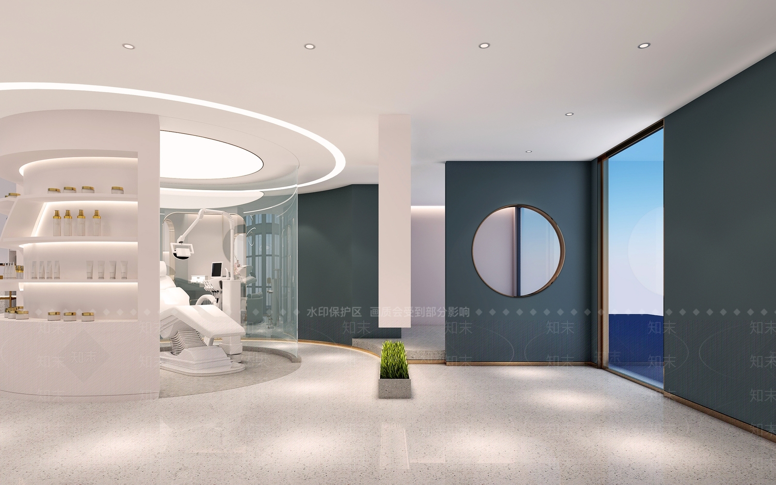 现代美容SPA店3D模型下载【ID:1148748278】