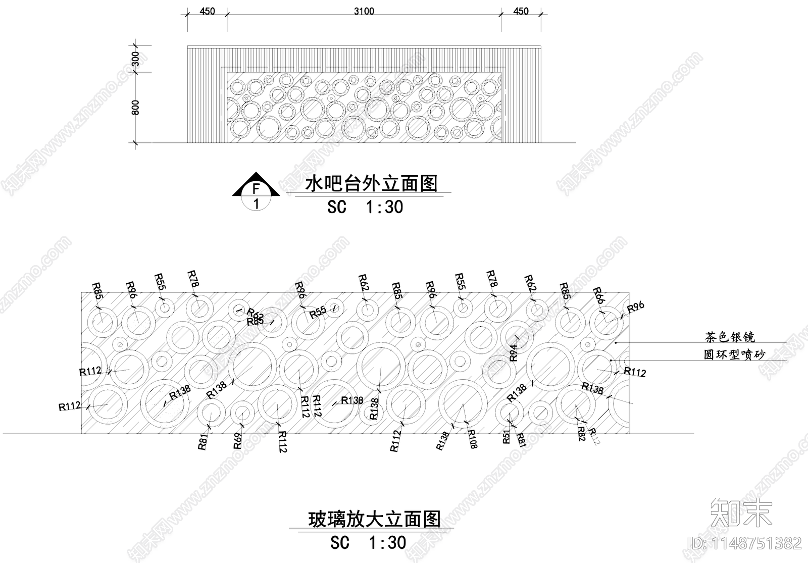 中山四层婚纱影楼室内工装cad施工图下载【ID:1148751382】