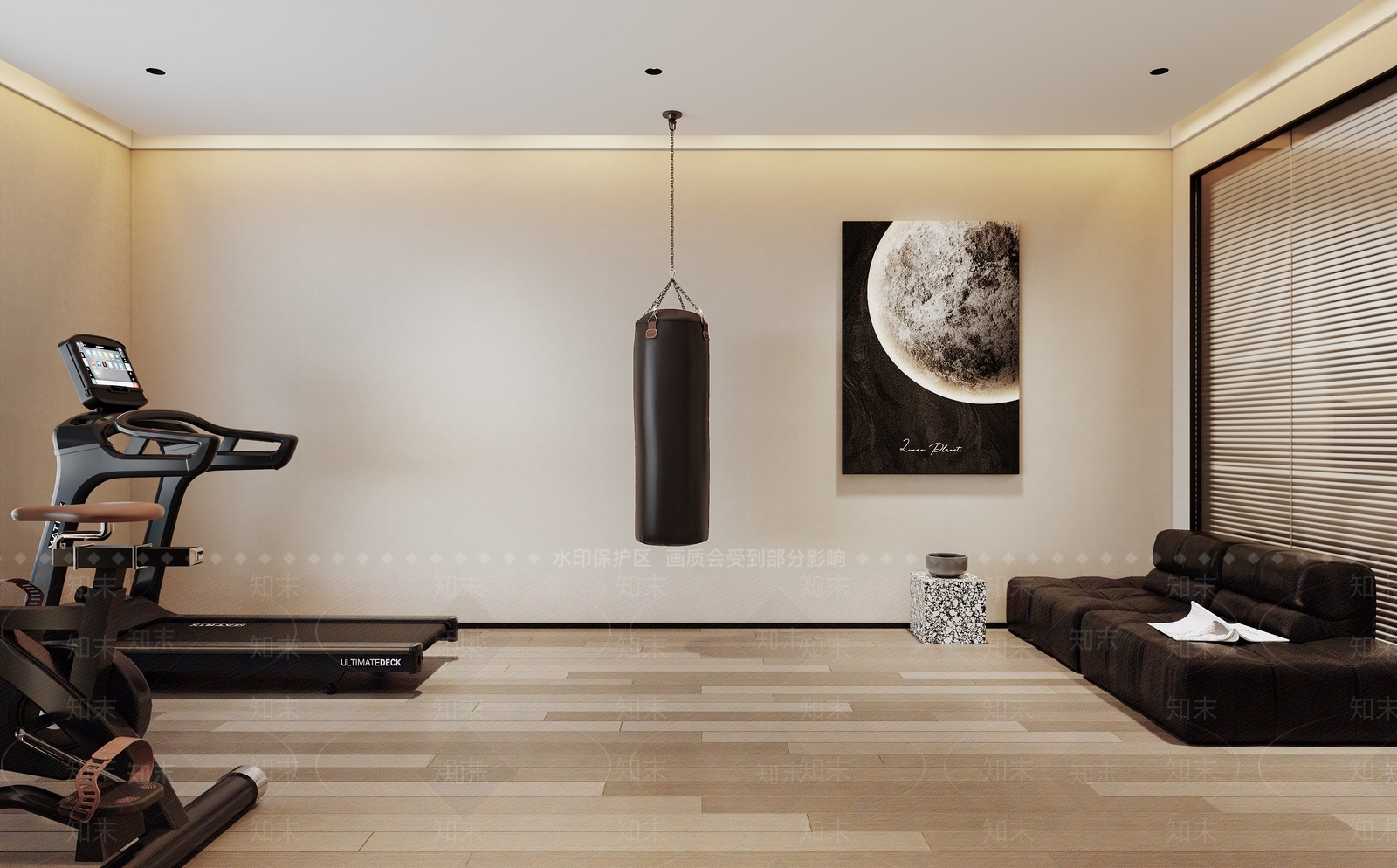 现代家居健身房3D模型下载【ID:1148763679】