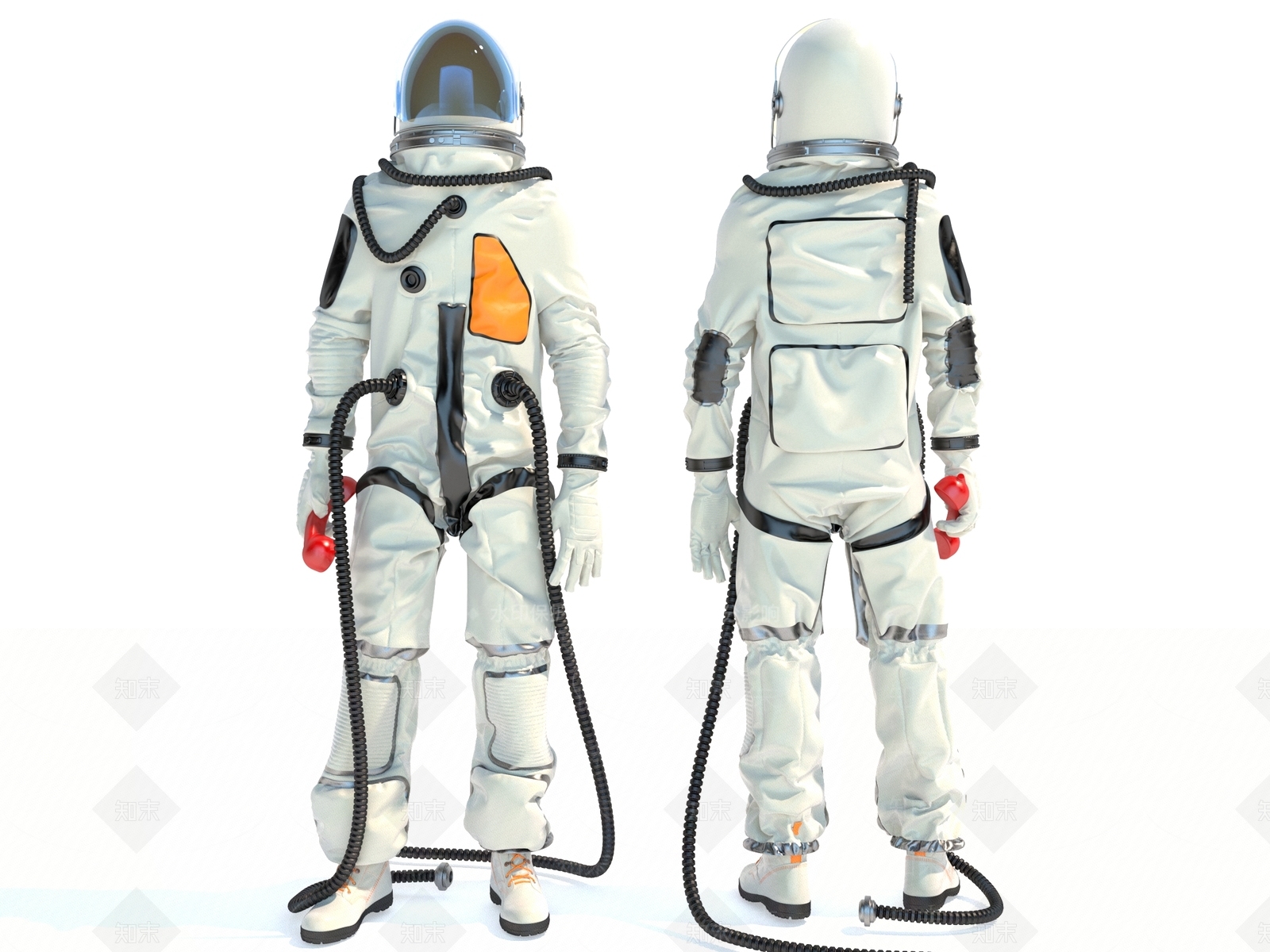 宇航员3D模型下载【ID:1148764789】