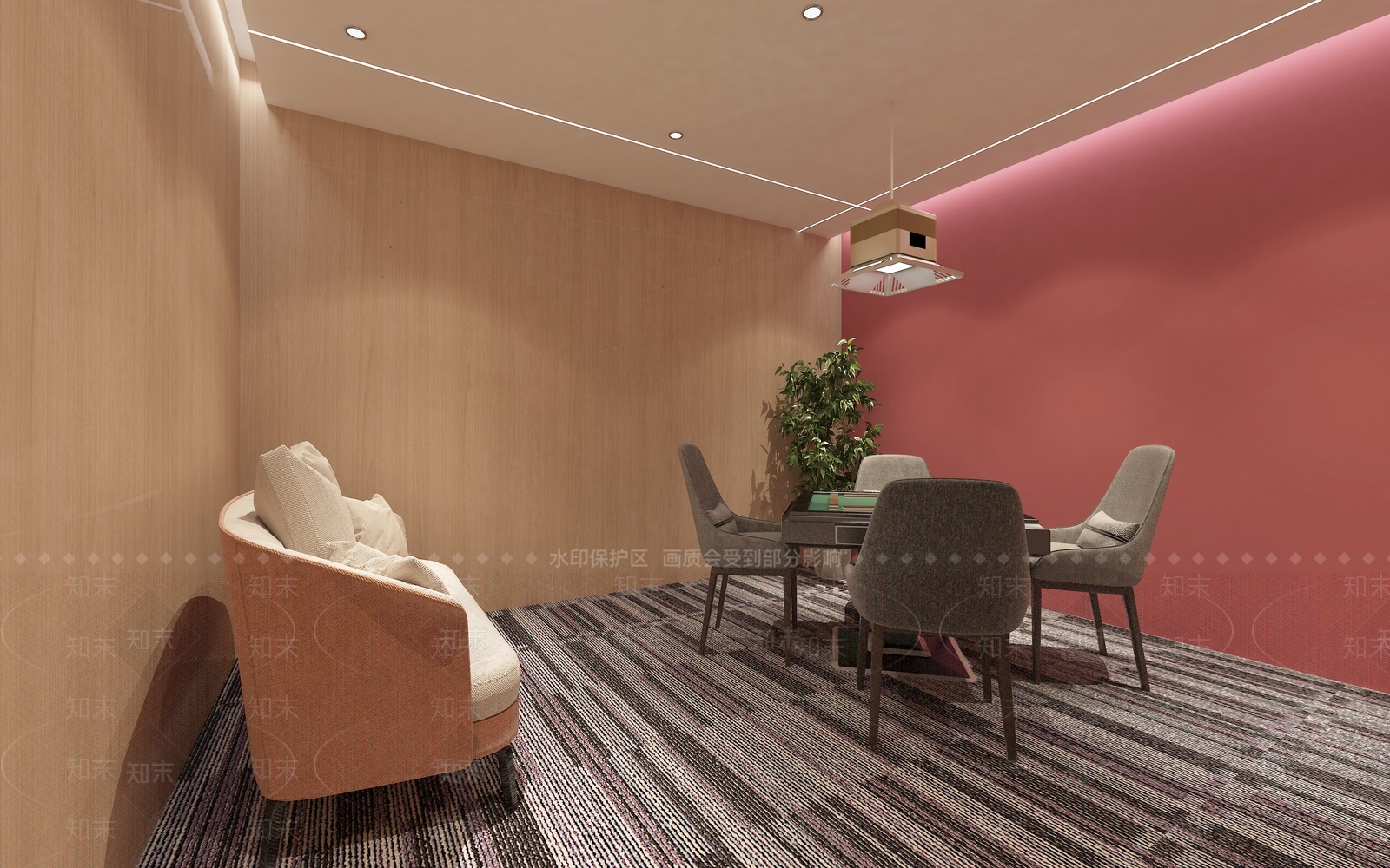 现代台球室3D模型下载【ID:1214134365】