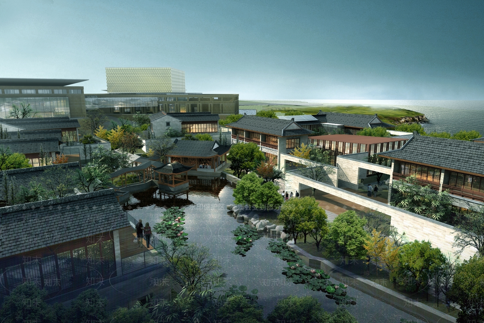 现代多层科研展示中心SU模型下载【ID:1148778223】
