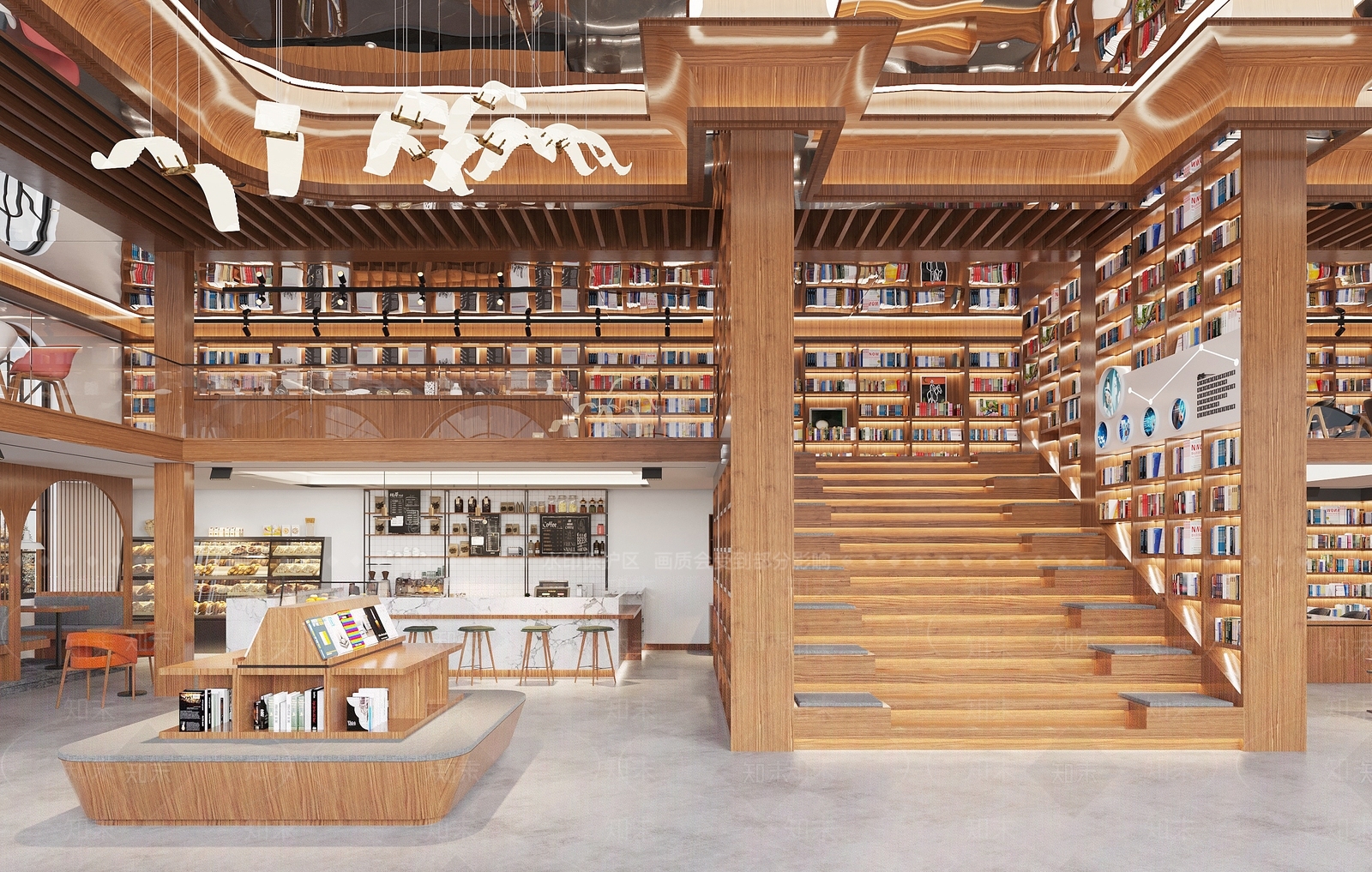 现代书店3D模型下载【ID:1148785932】