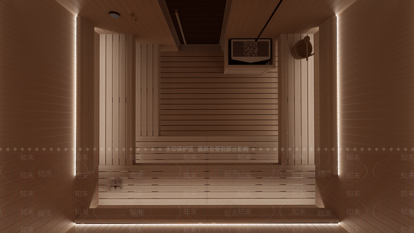 现代SPA会所SU模型下载【ID:1149012670】