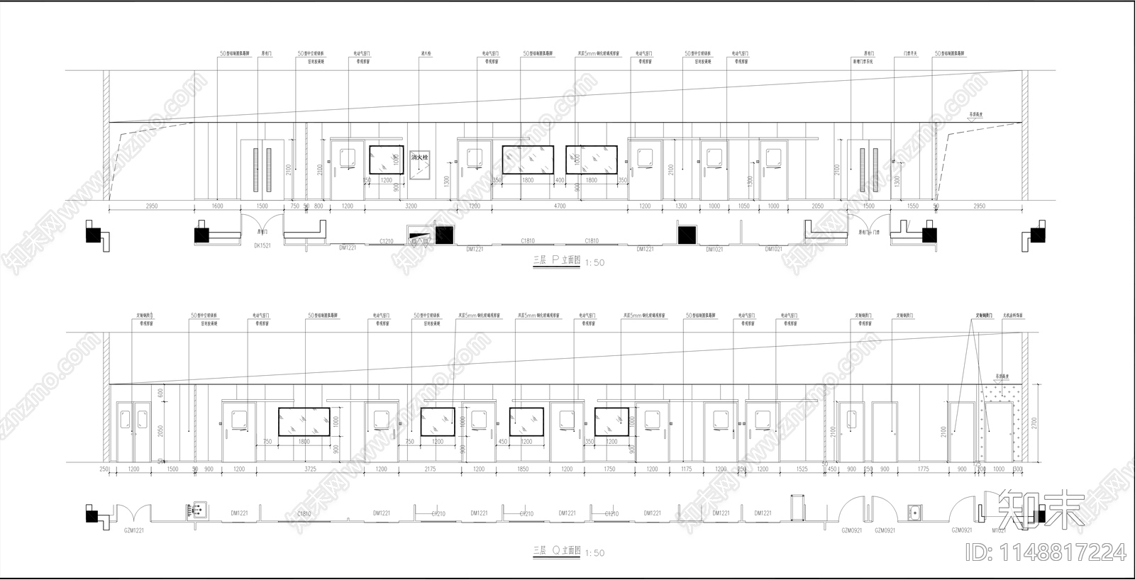 疾病预防控制中心实验室标准化装修建筑cad施工图下载【ID:1148817224】