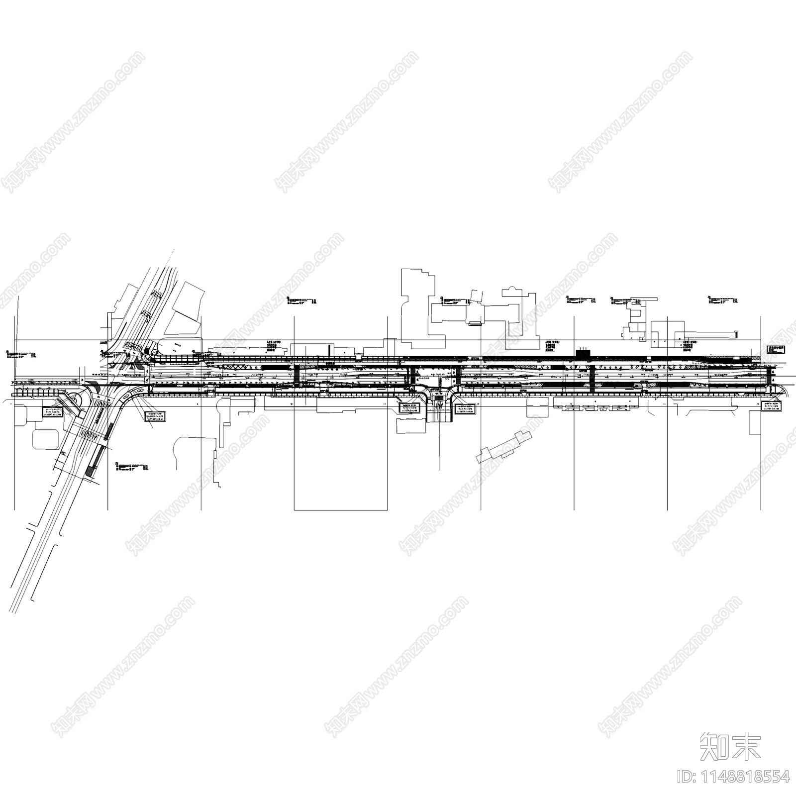 道路照明系统路灯电杆电气工程cad施工图下载【ID:1148818554】