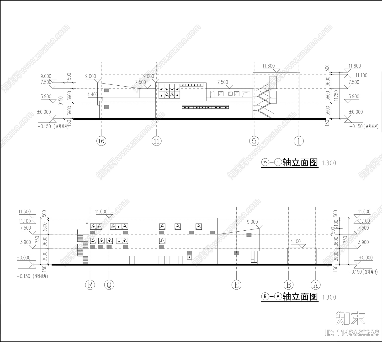 幼儿园建筑cad施工图下载【ID:1148820238】