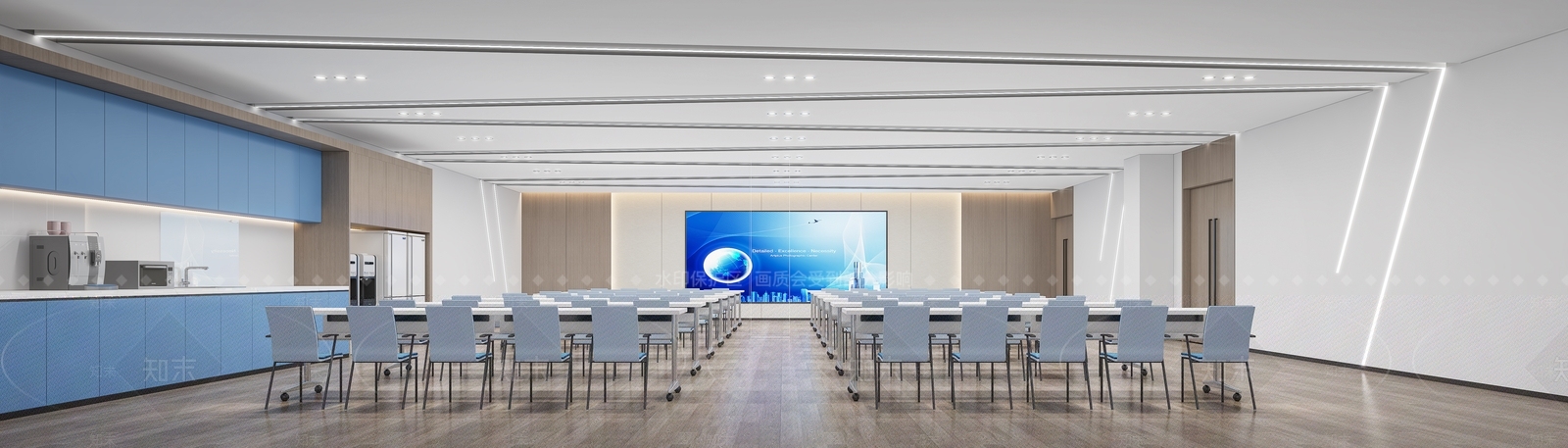 现代报告厅3D模型下载【ID:1148828444】