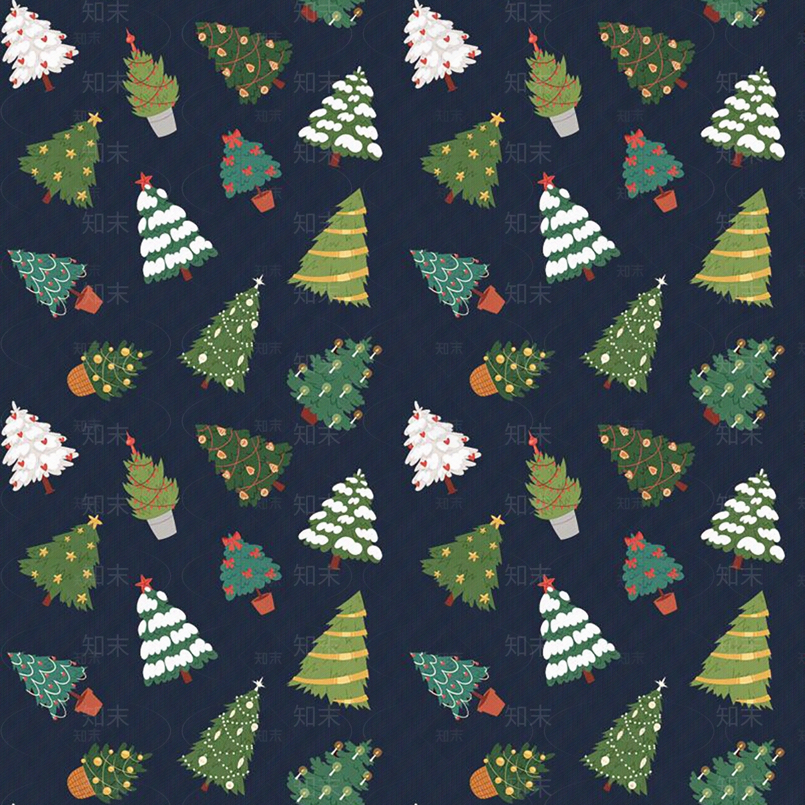 圣诞树壁纸壁布贴图下载【ID:1148829495】