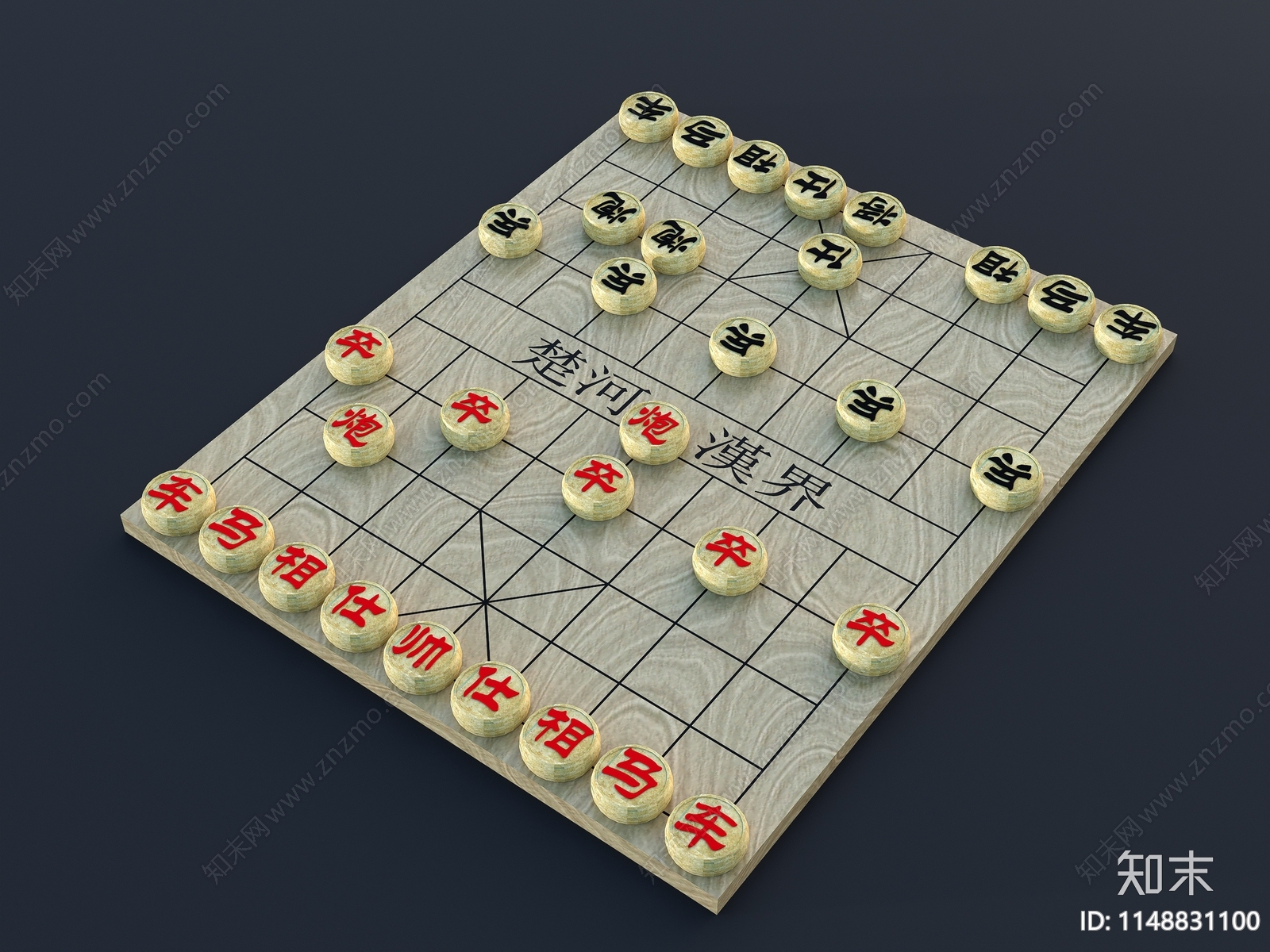 象棋SU模型下载【ID:1148831100】