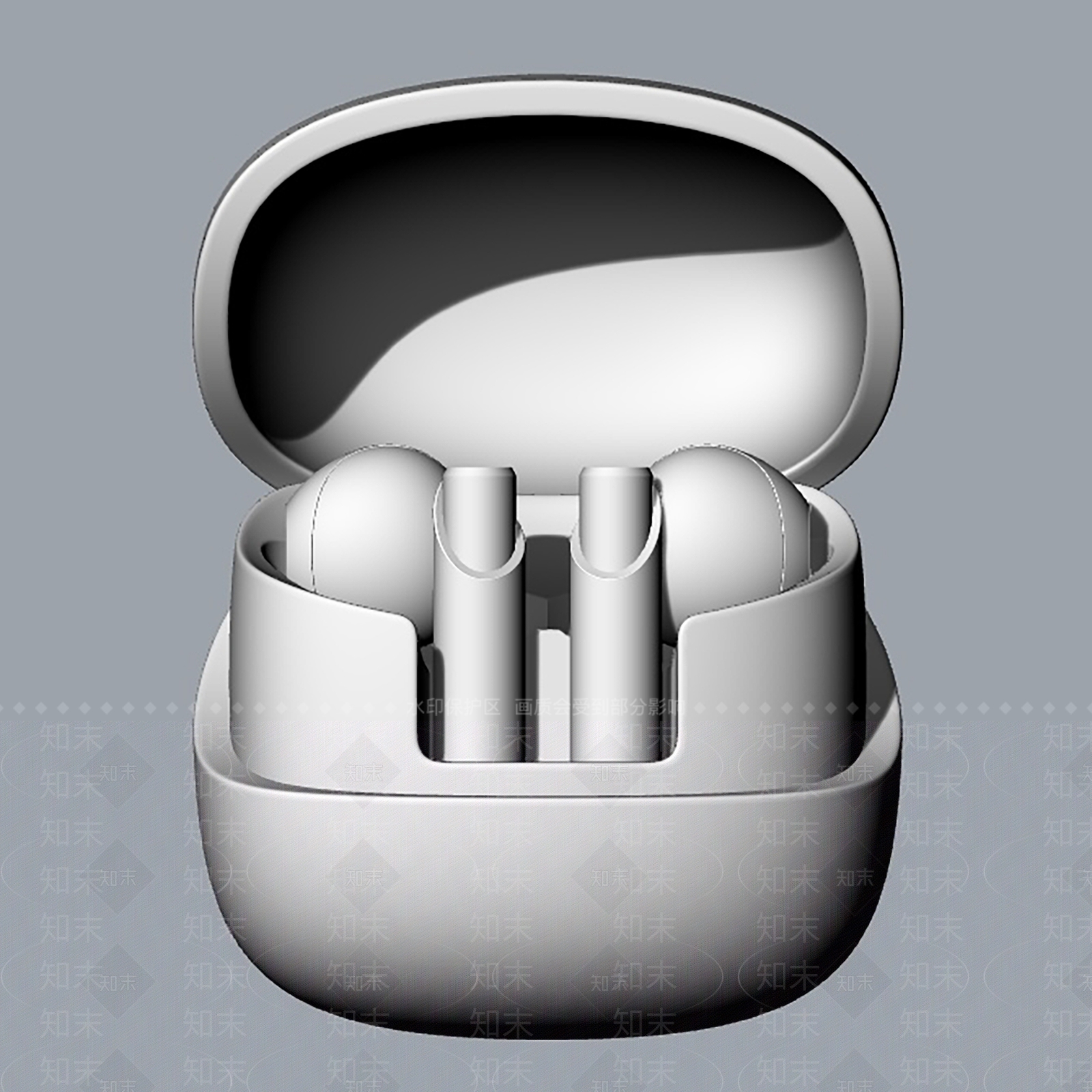 蓝牙耳机3D模型下载【ID:1149357360】