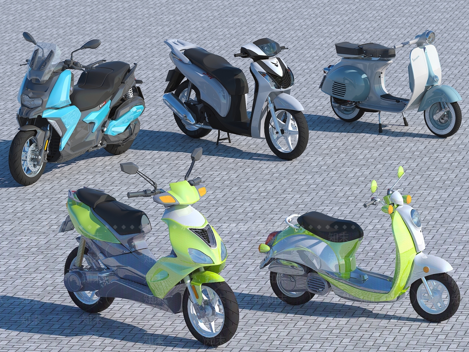 电动车3D模型下载【ID:1148831665】