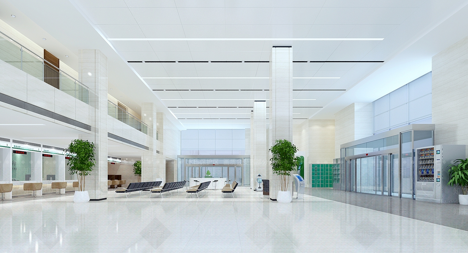 现代银行3D模型下载【ID:1148834698】