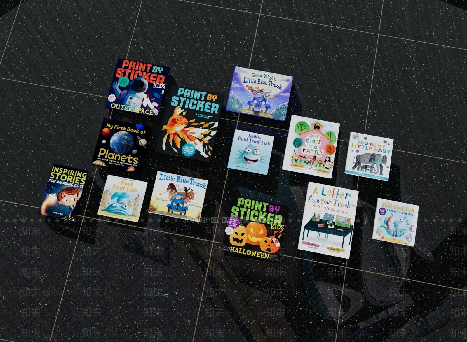 儿童书籍3D模型下载【ID:1148836184】