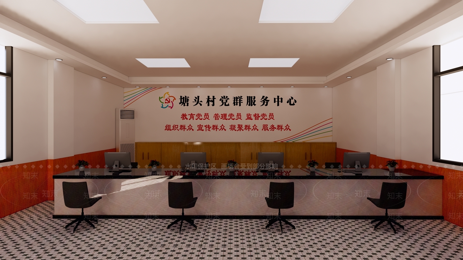 现代报告厅SU模型下载【ID:1148844326】