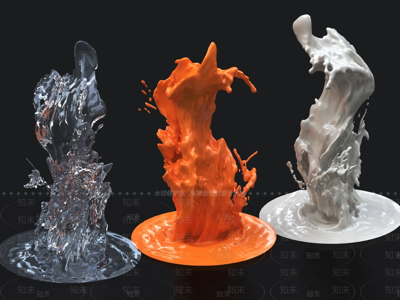 现代假山水景3D模型下载【ID:1148853533】