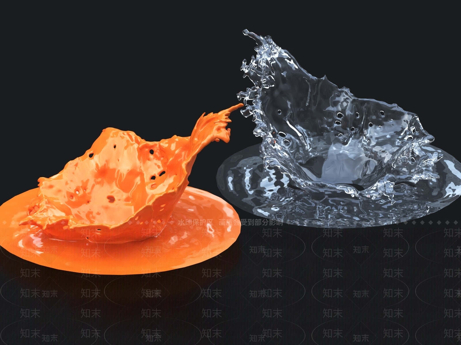 现代假山水景3D模型下载【ID:1148853637】