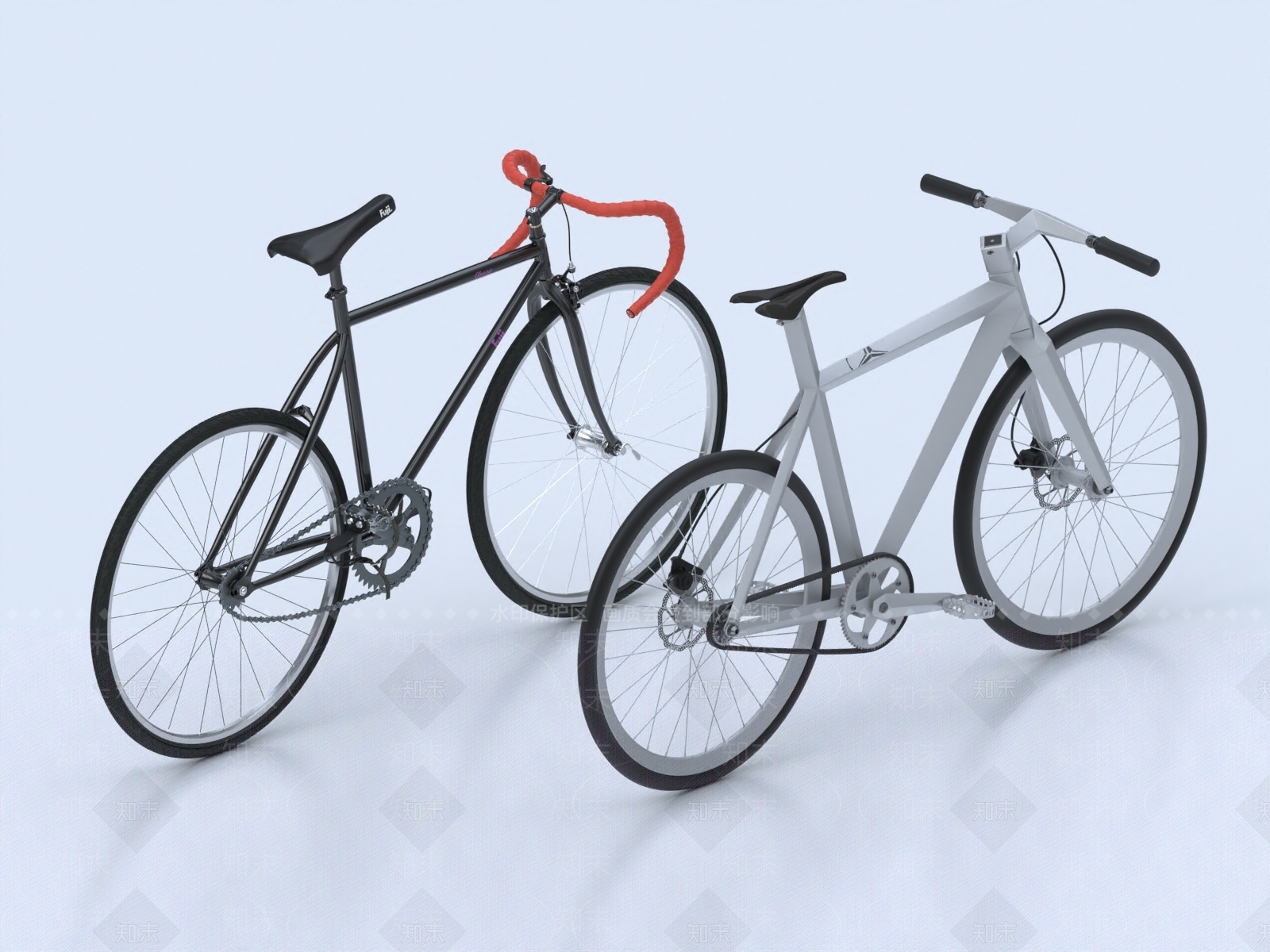 山地自行车3D模型下载【ID:1148860018】