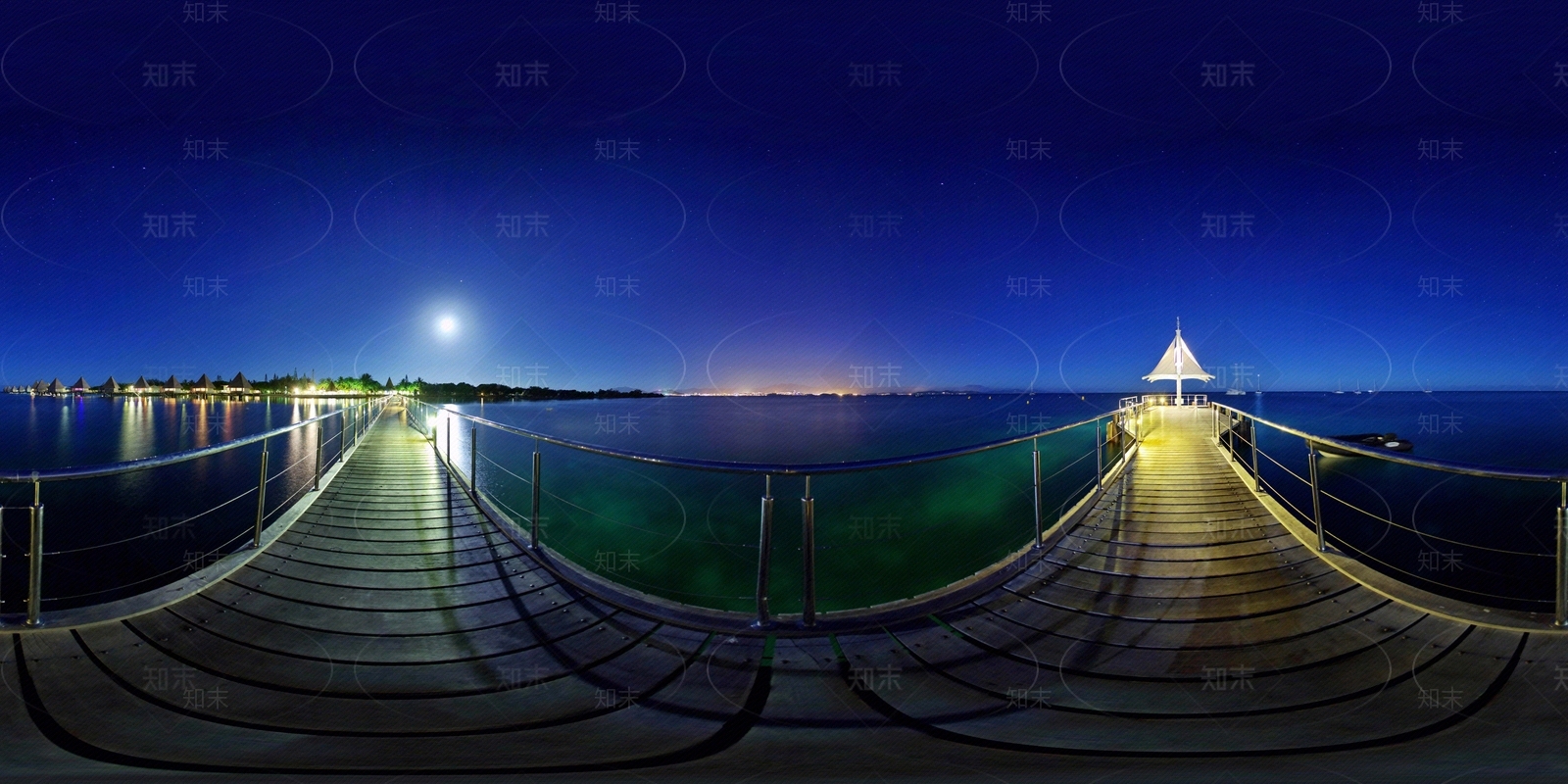 hdr度假村夜空贴图下载【ID:1148868437】