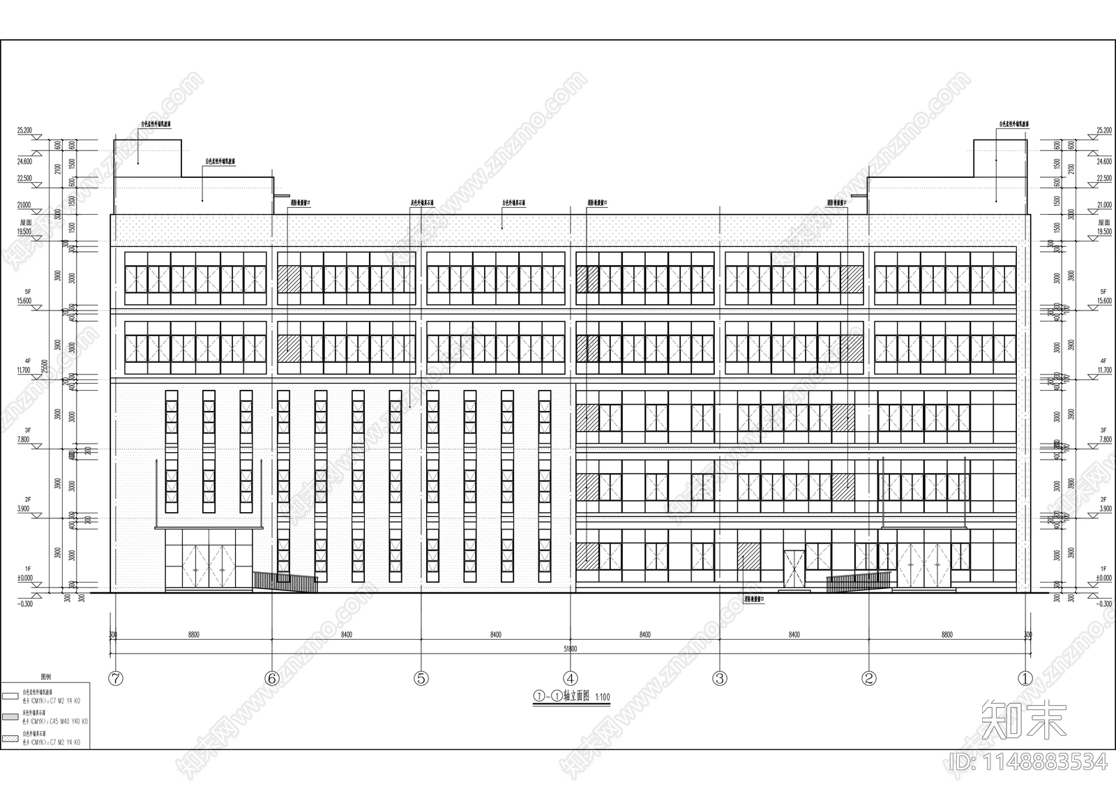 残疾人康复建筑施工图下载【ID:1148883534】
