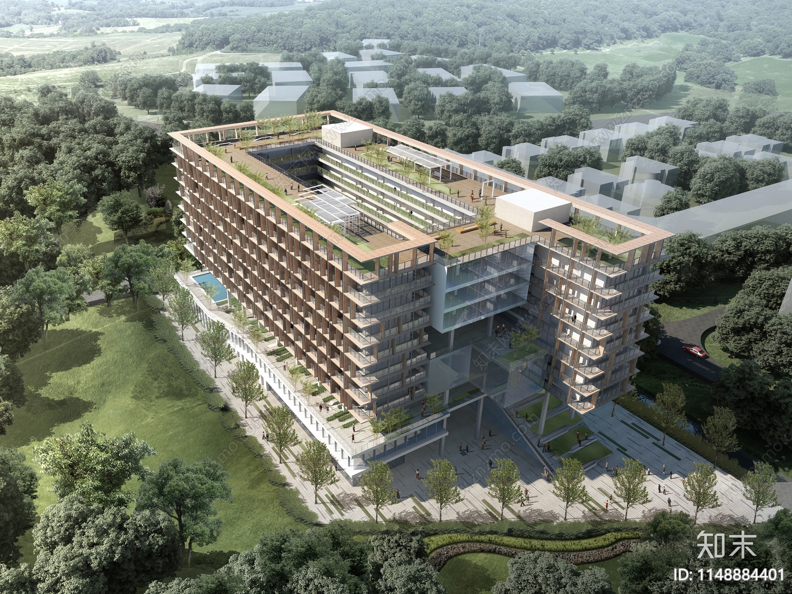 深圳龙华养老院建筑方案设计下载【ID:1148884401】_【知末方案文本库】