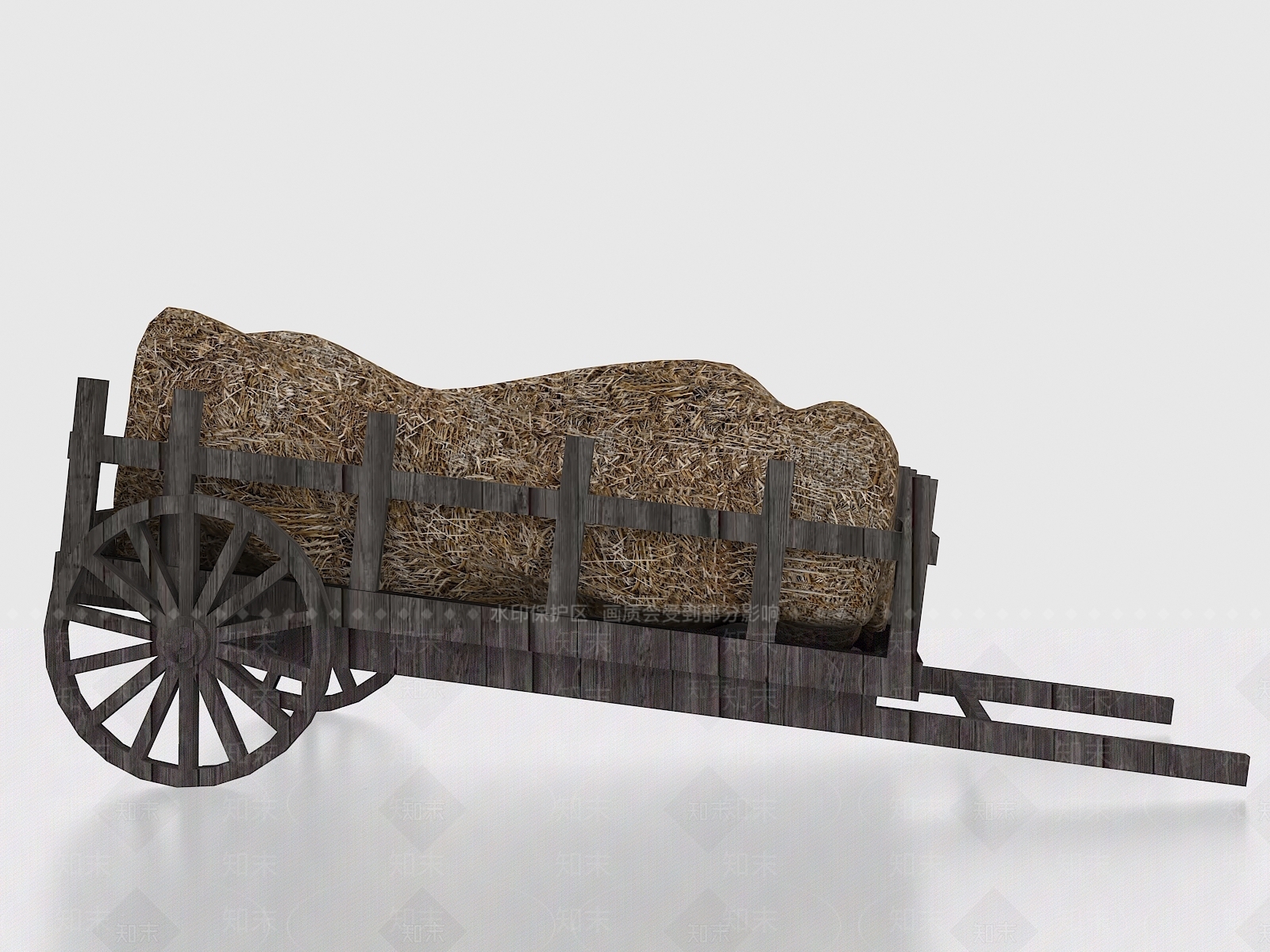 现代马车3D模型下载【ID:1148884658】