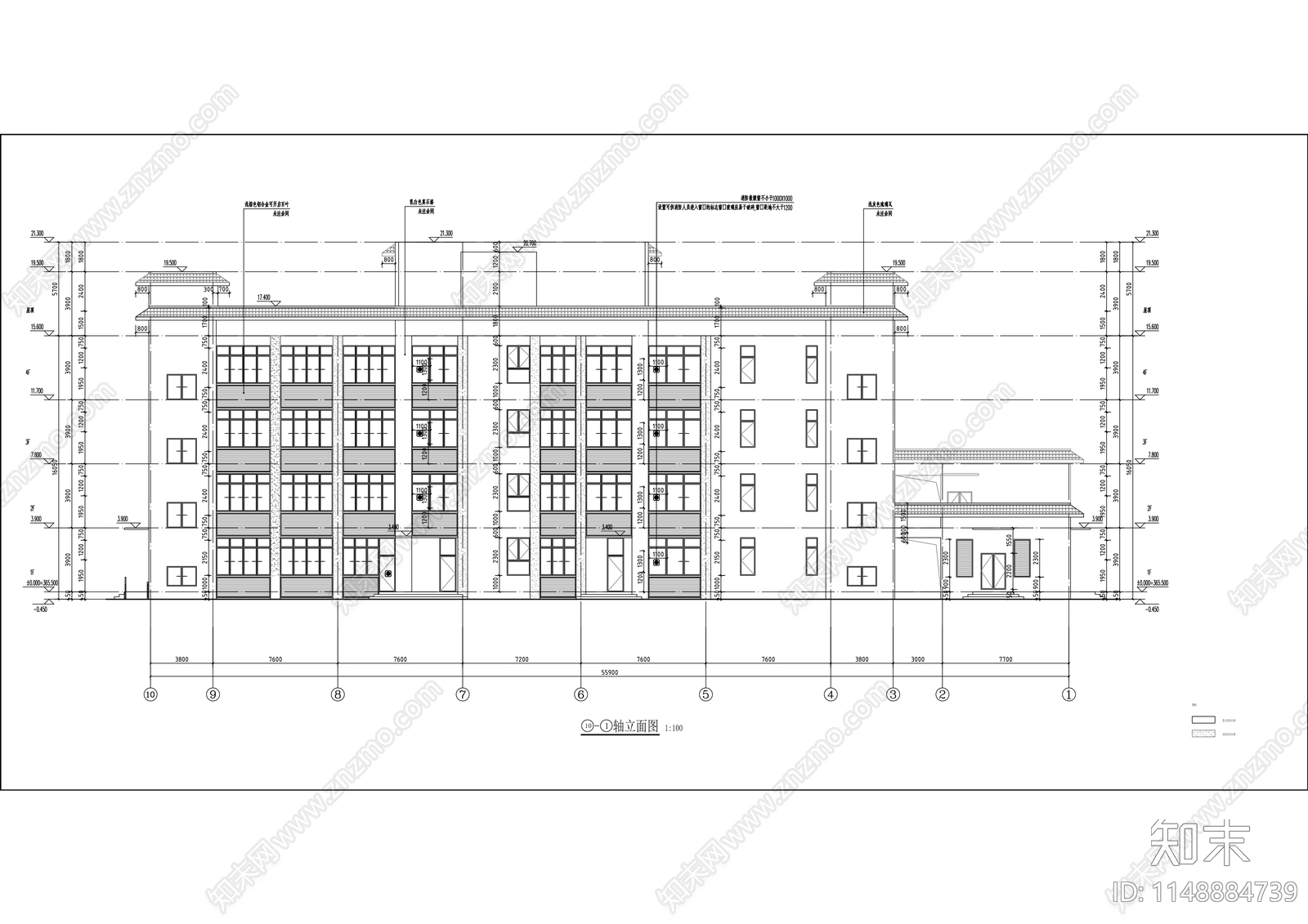 龙凤镇卫生院建筑施工图下载【ID:1148884739】