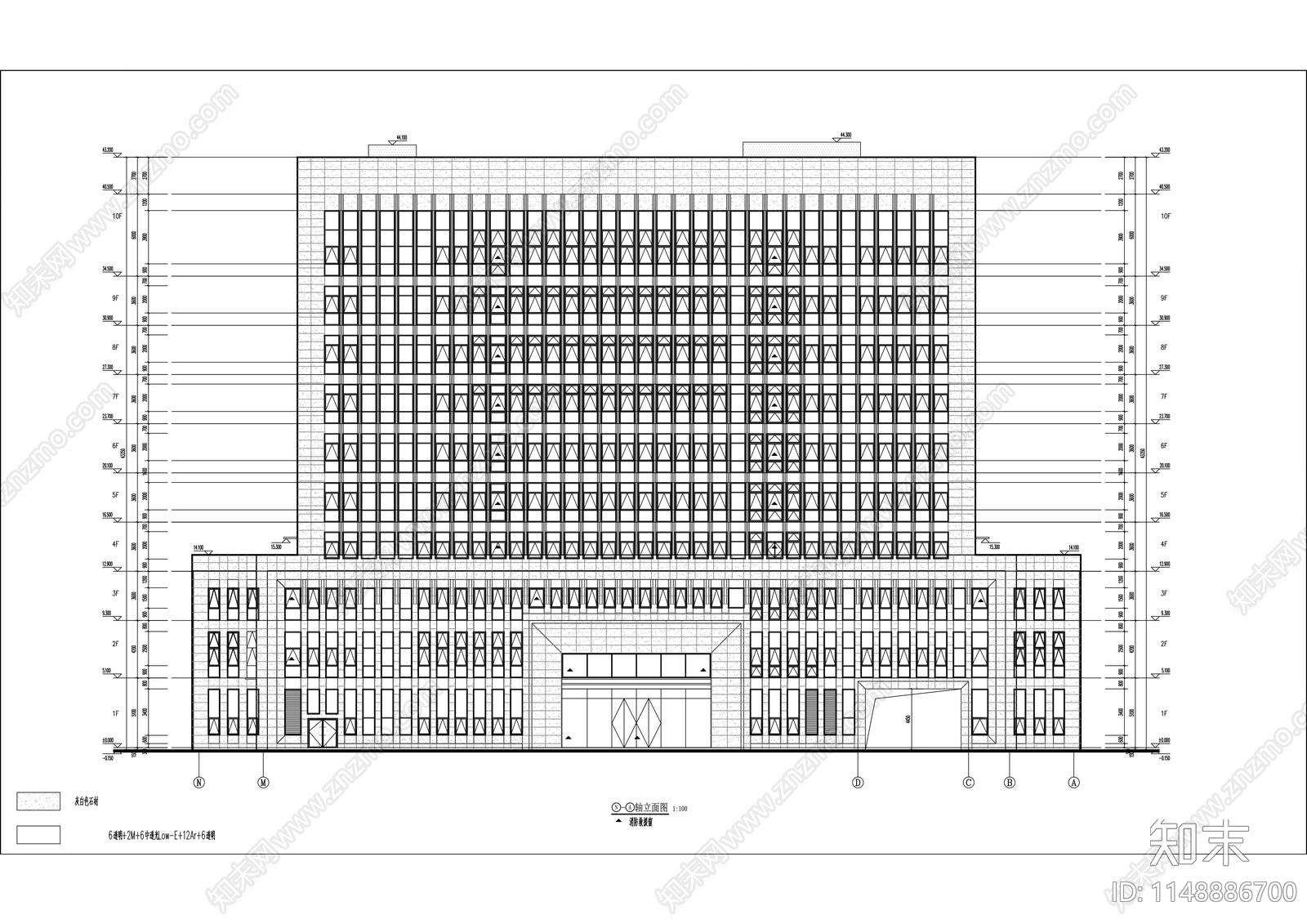 战训基地值班备勤房建筑施工图下载【ID:1148886700】