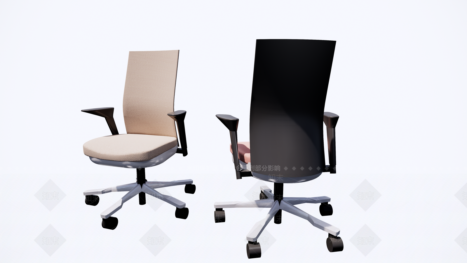 现代休闲办公椅SU模型下载【ID:1148889015】