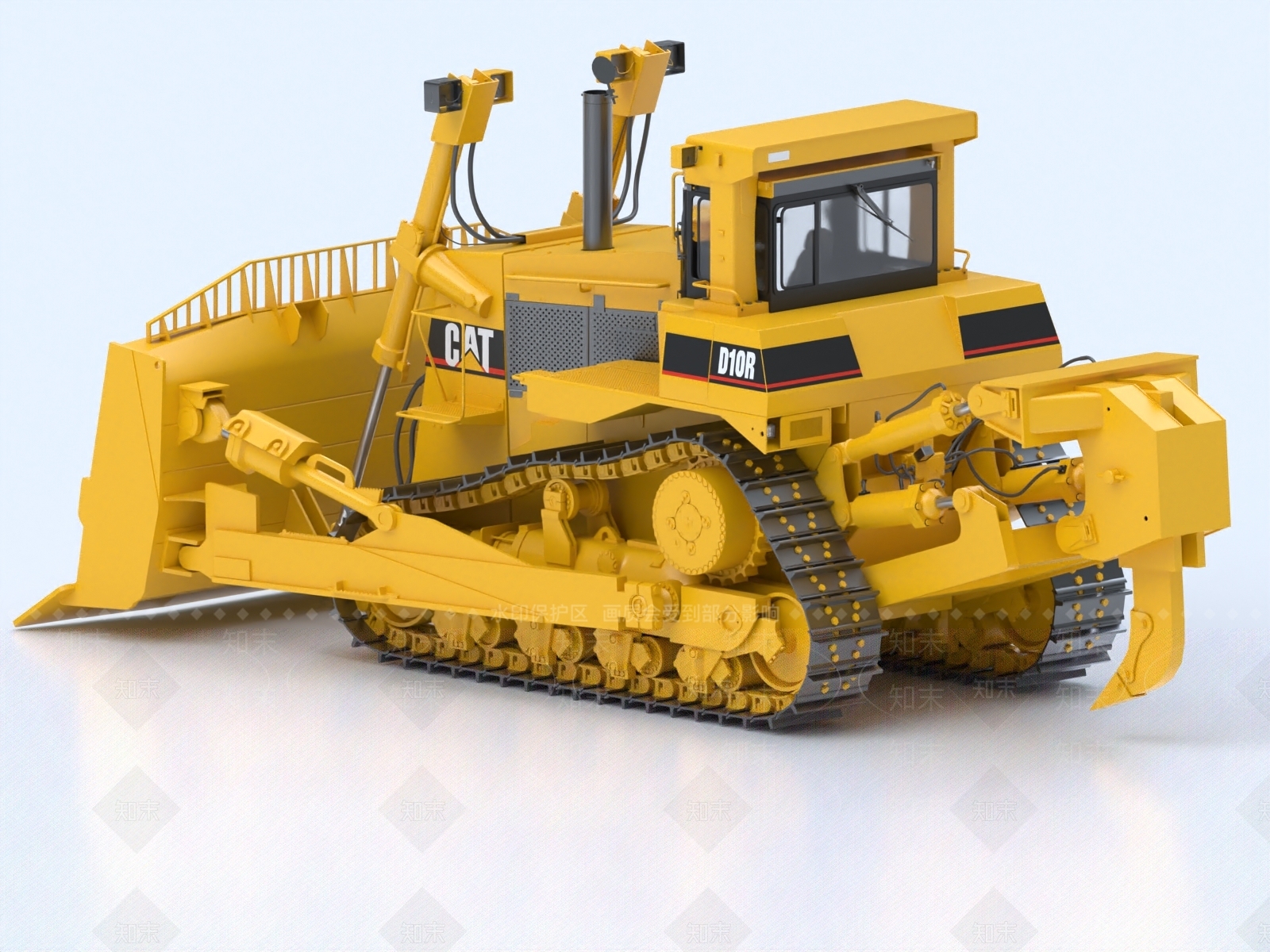 推土机3D模型下载【ID:1148895323】