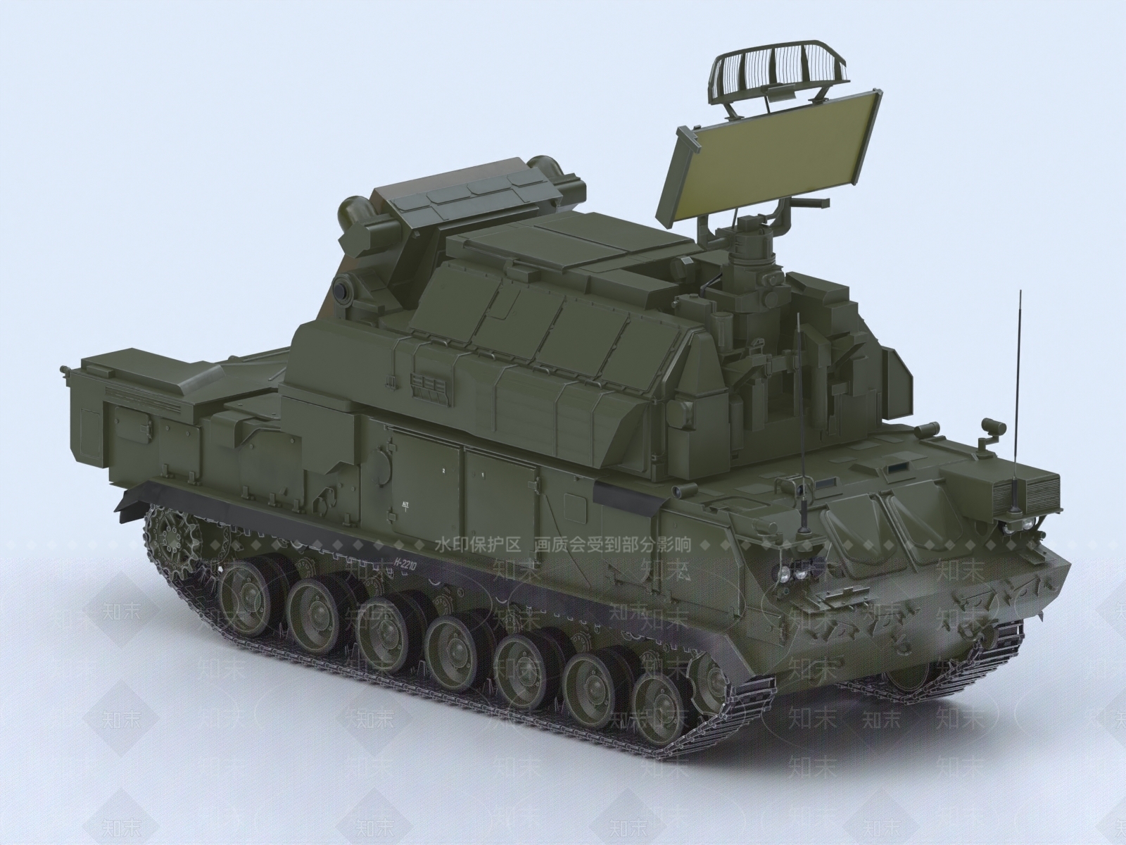 导弹车3D模型下载【ID:1148900072】