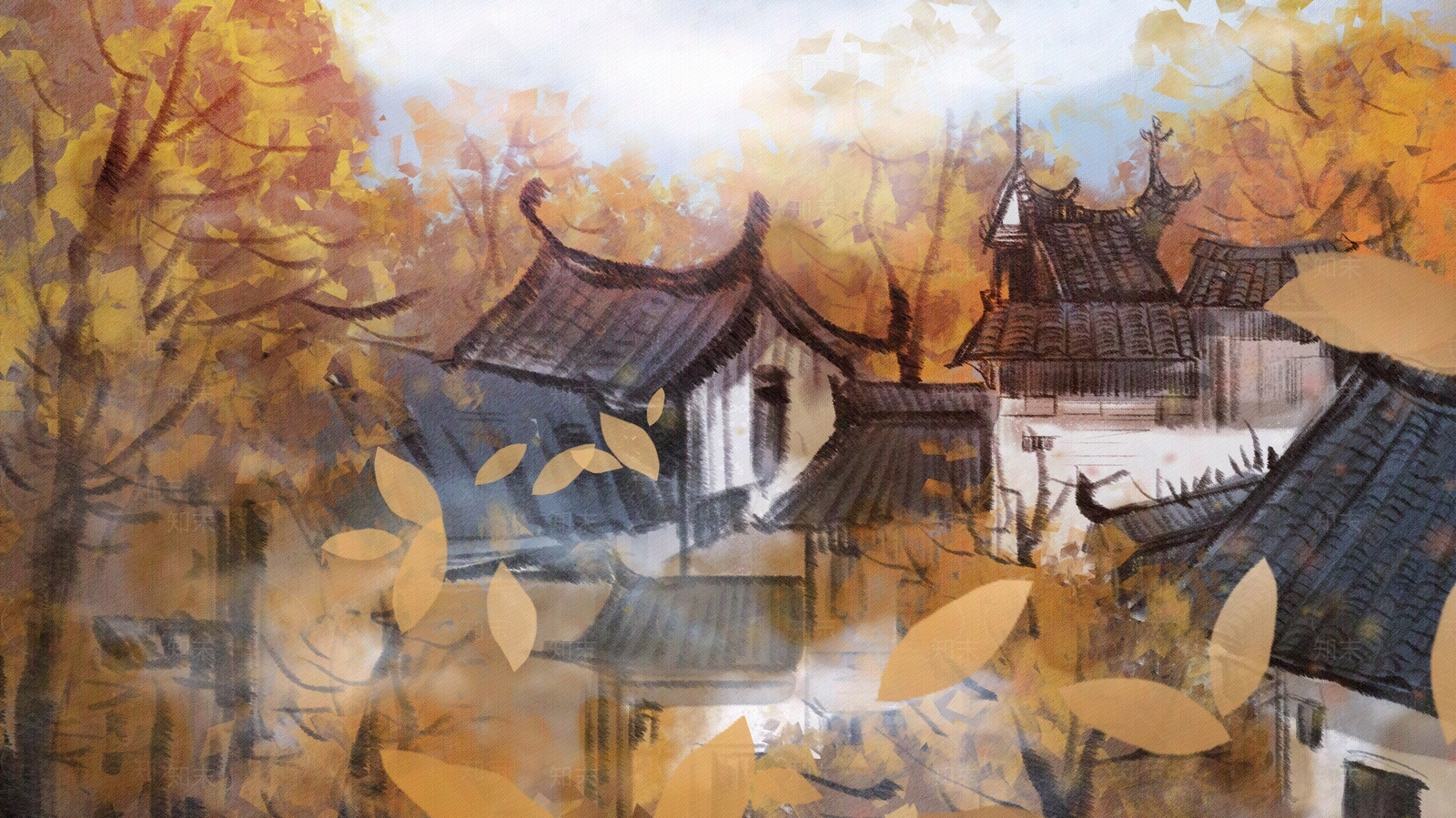 现代抽象风景画贴图下载【ID:1148915690】