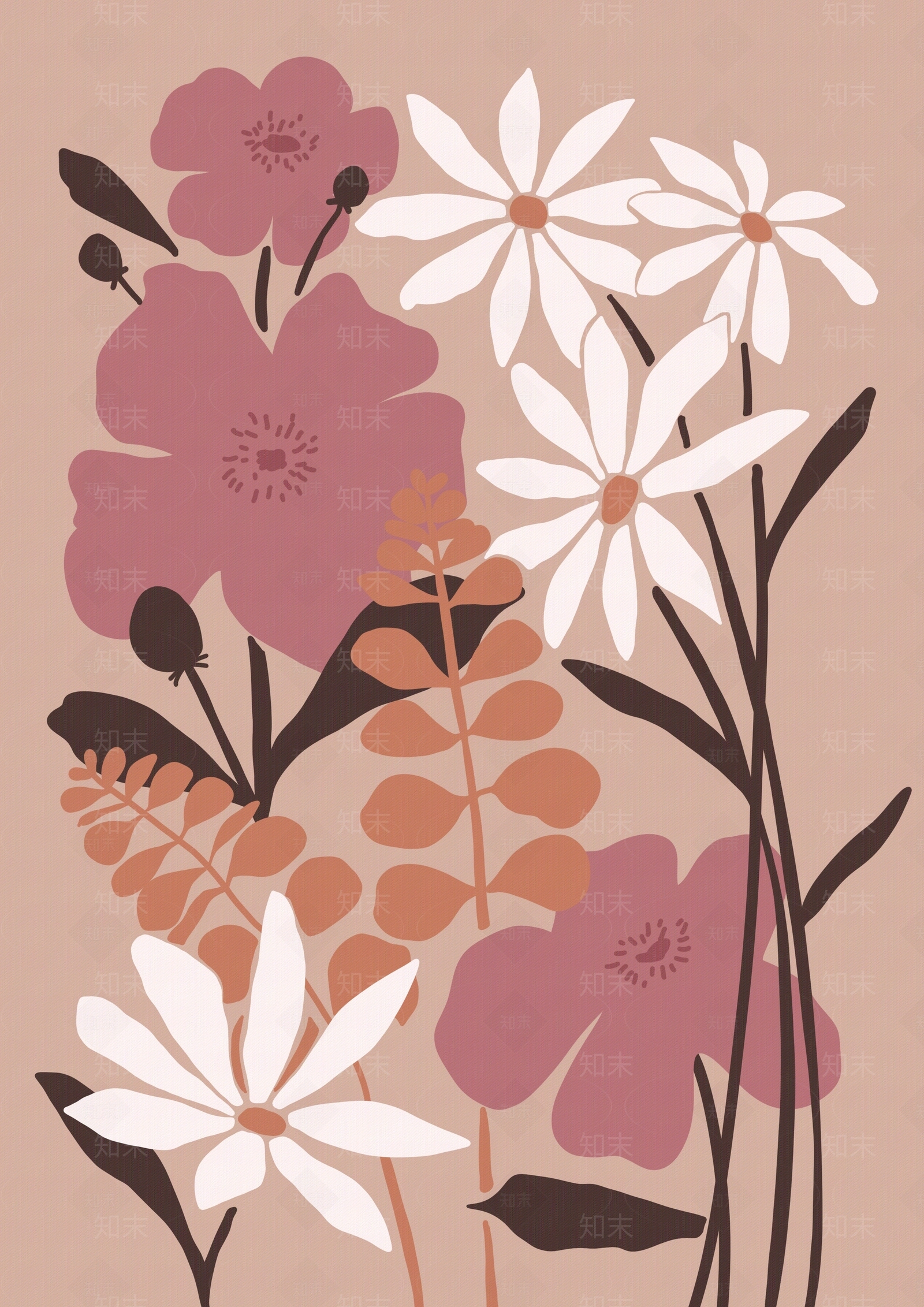 北欧风格简约时尚装修画贴图下载【ID:1148916351】