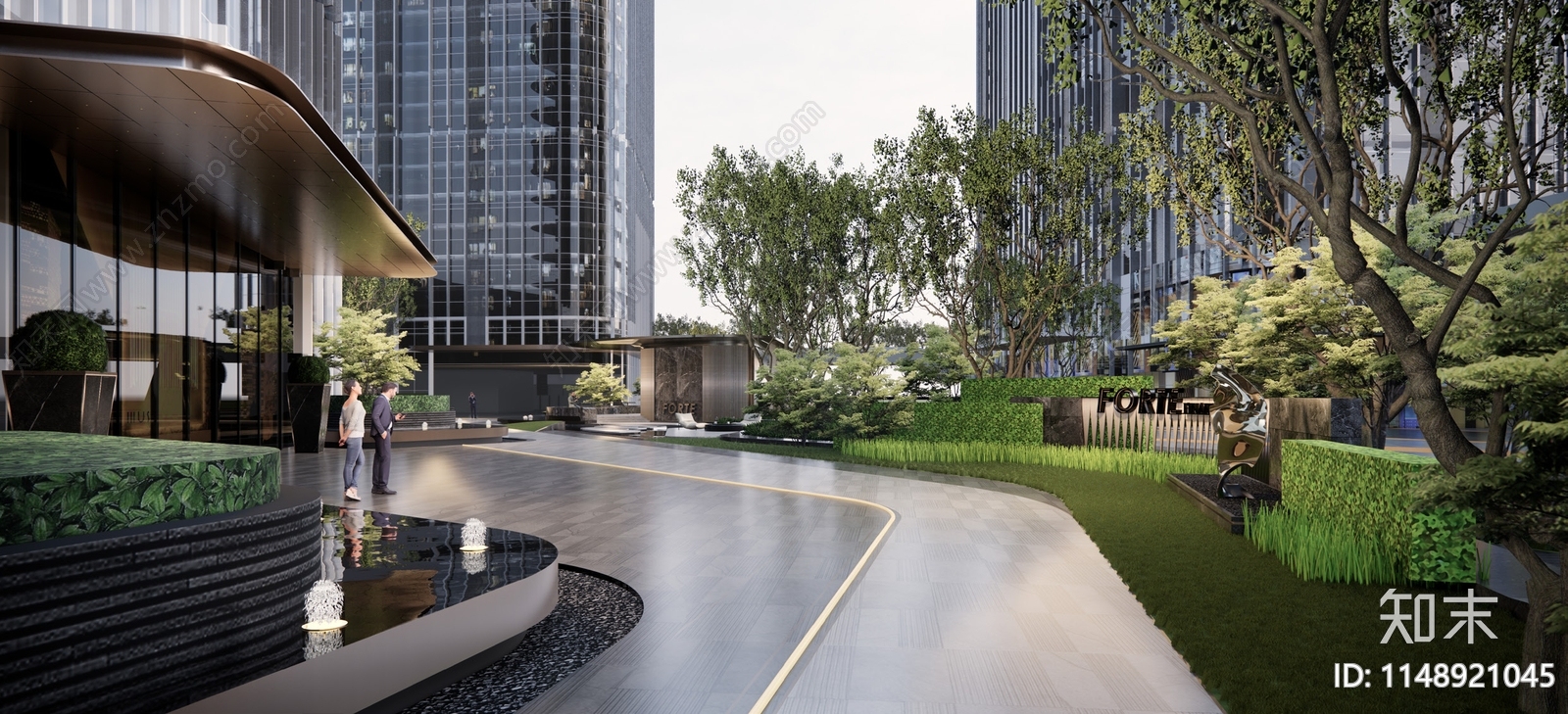 长沙复地滨江金融中心居住景观方案文本下载【ID:1148921045】