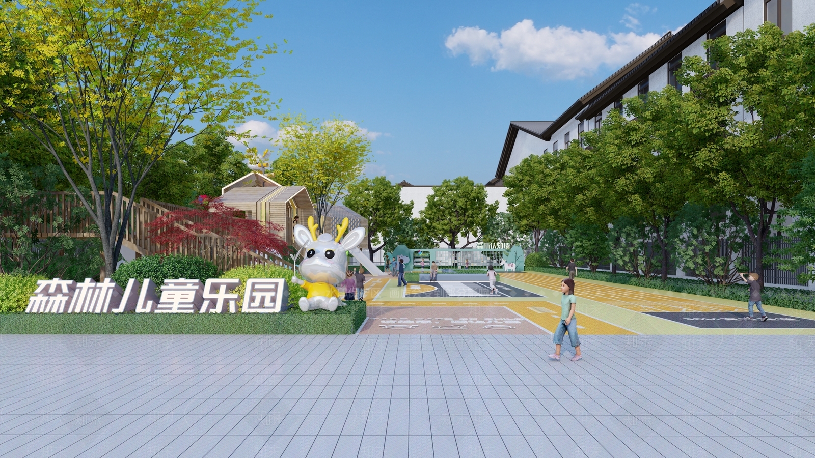 现代儿童区SU模型下载【ID:1148923238】