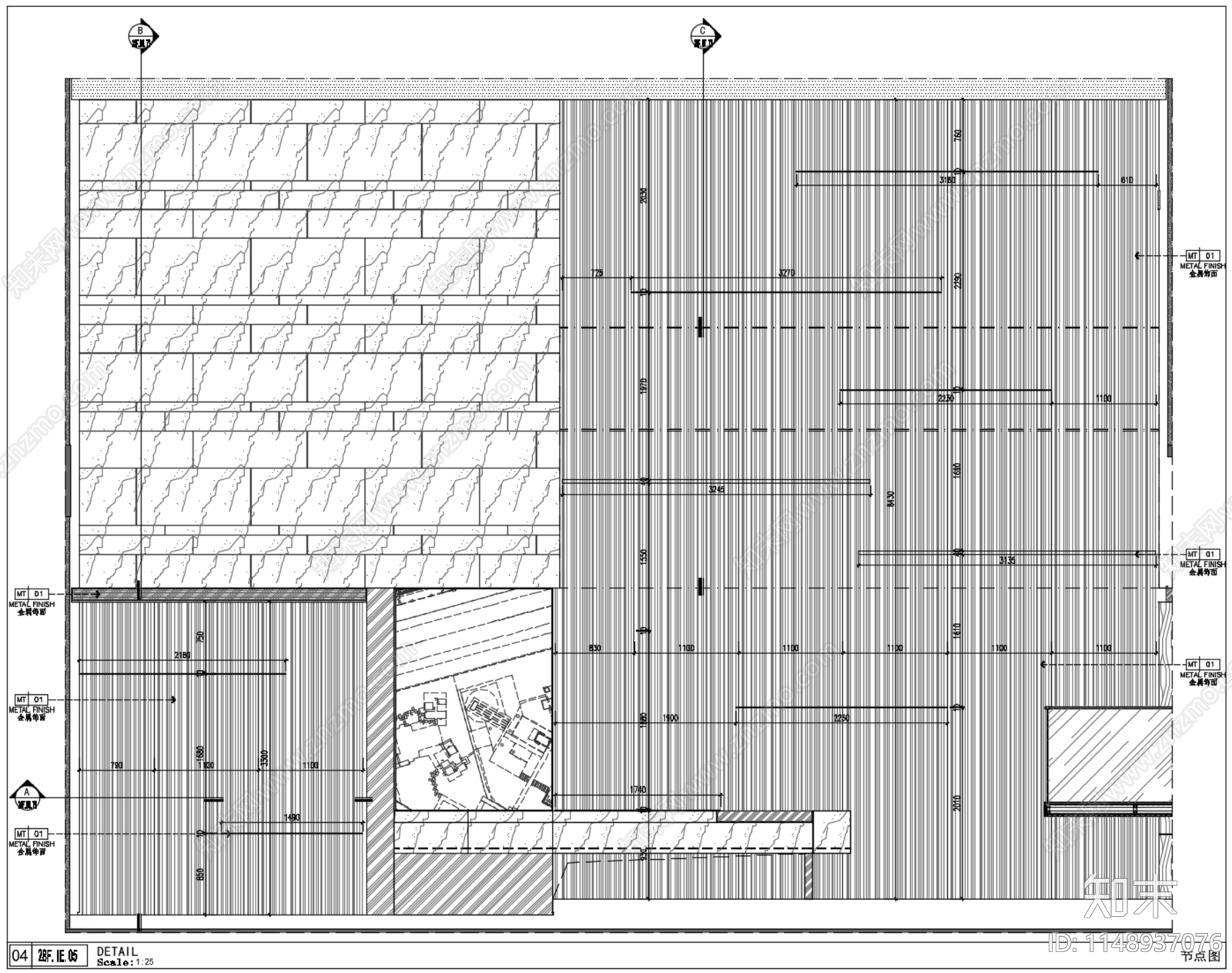 折叠屏风隔断图库cad施工图下载【ID:1148937076】